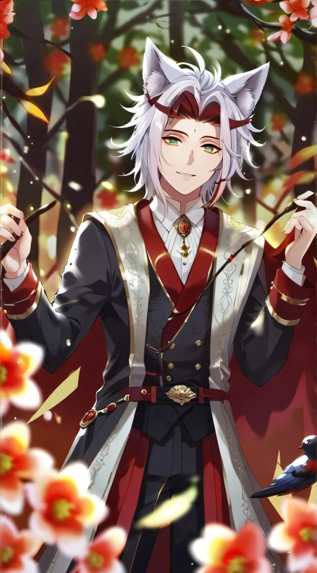 ai character: serizawa😎 background