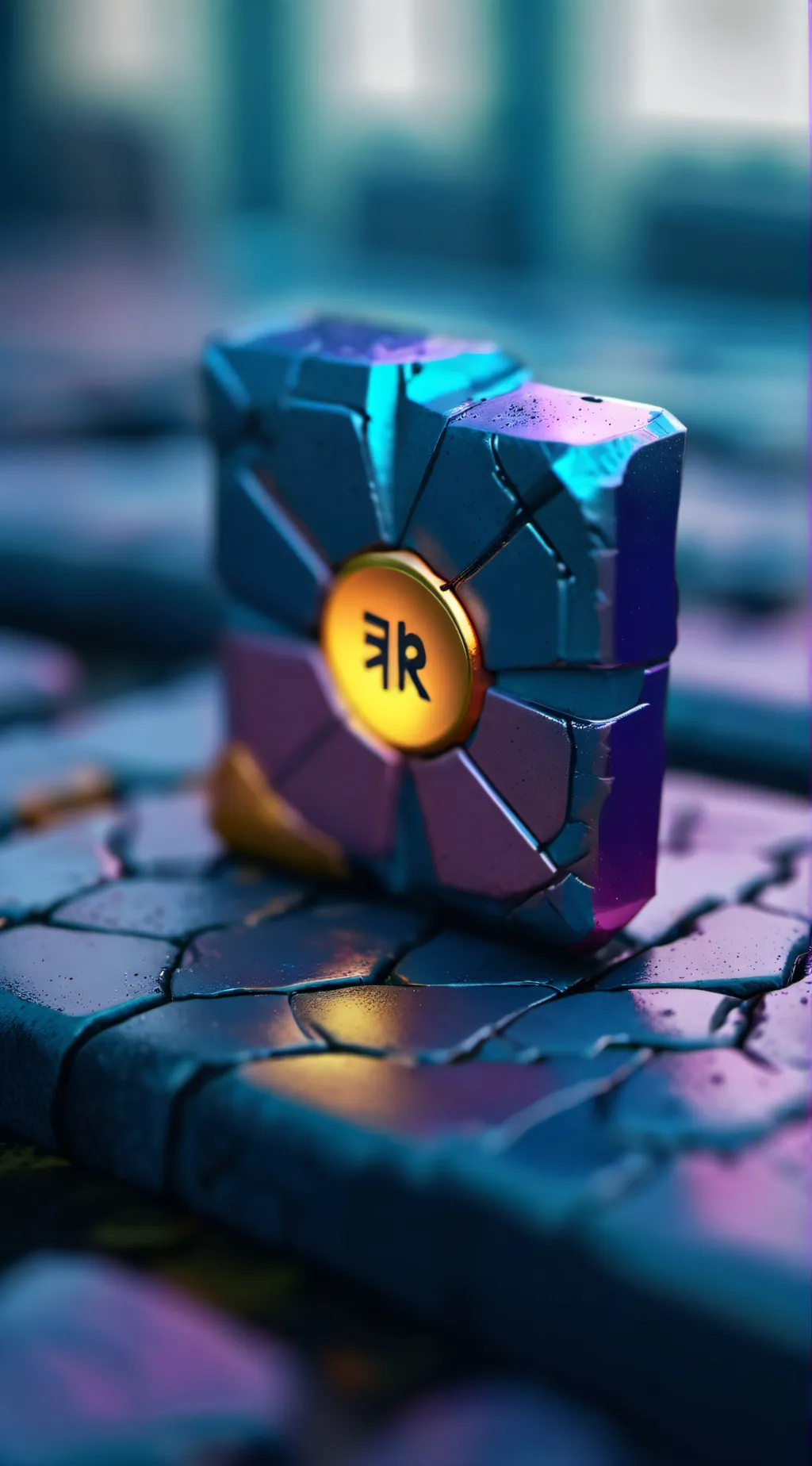 ai character: some iron background