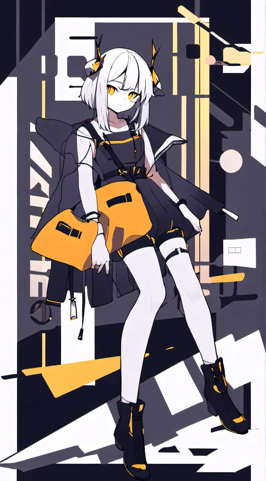 ai character: linia  background