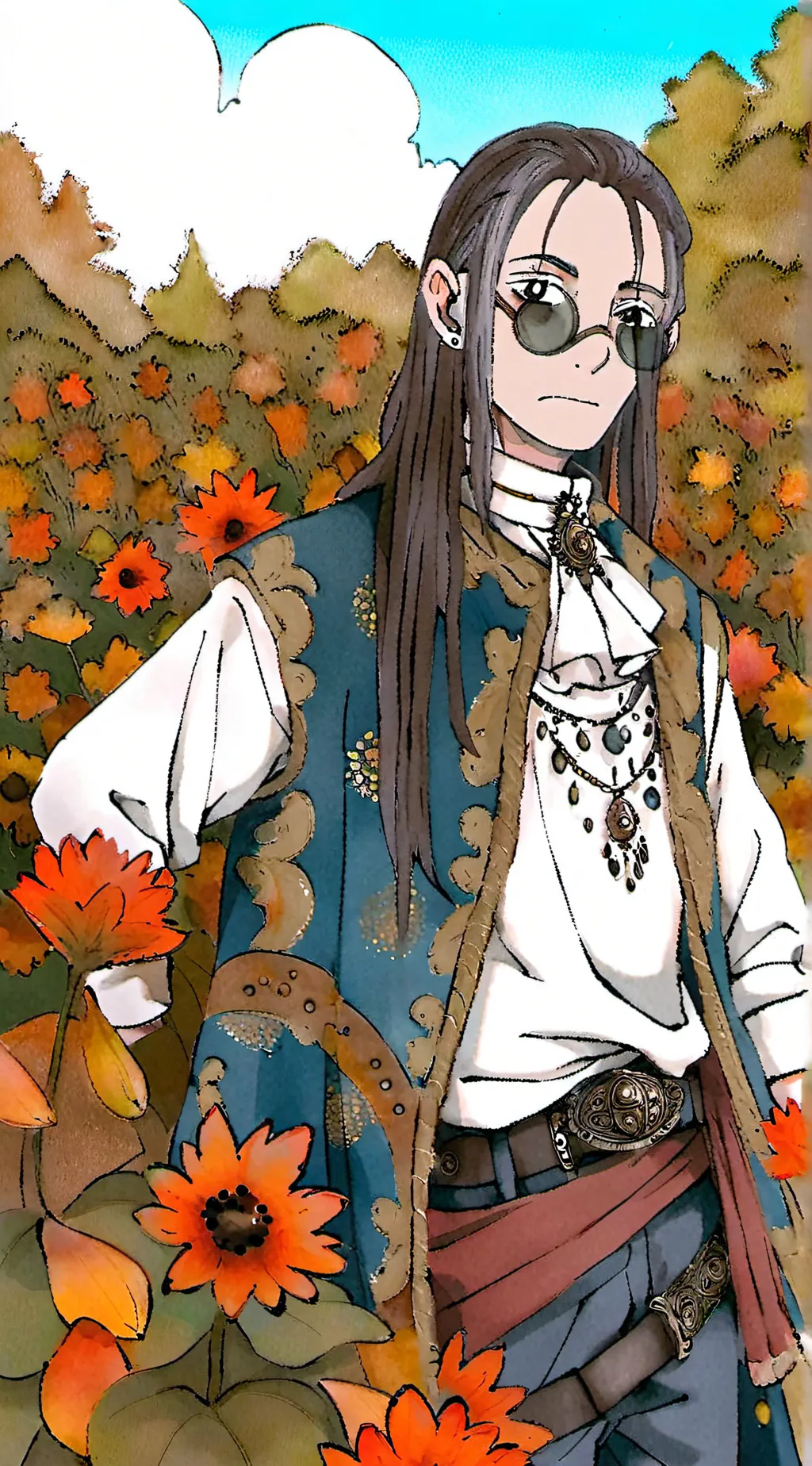 ai character: Larry [sally face] background