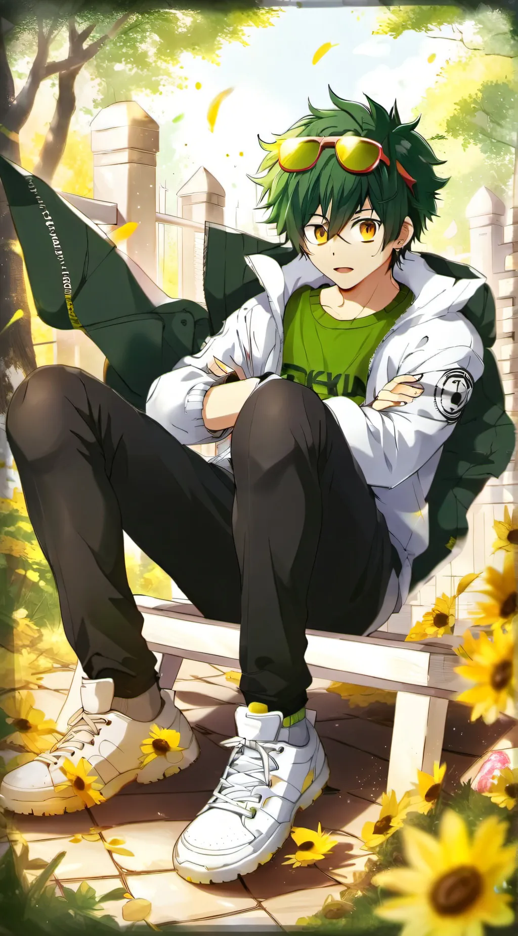 ai character: Izuku Midoriya background