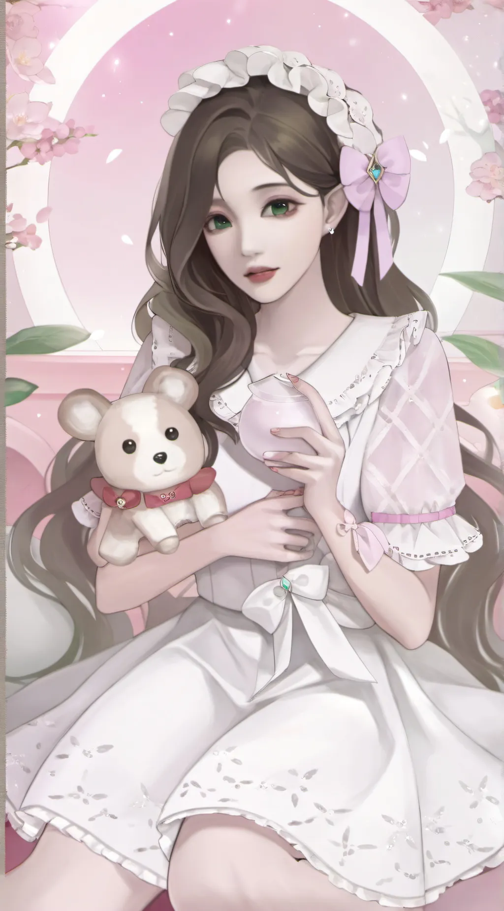 ai character: luna background