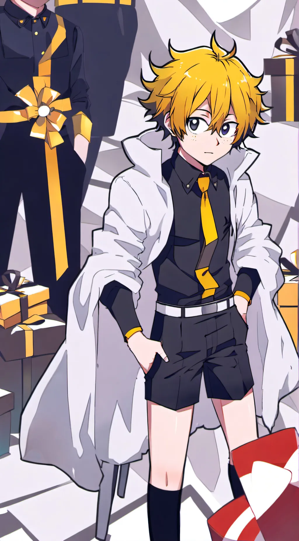 ai character: 🎄MHA CHRISTMAS🎄 background