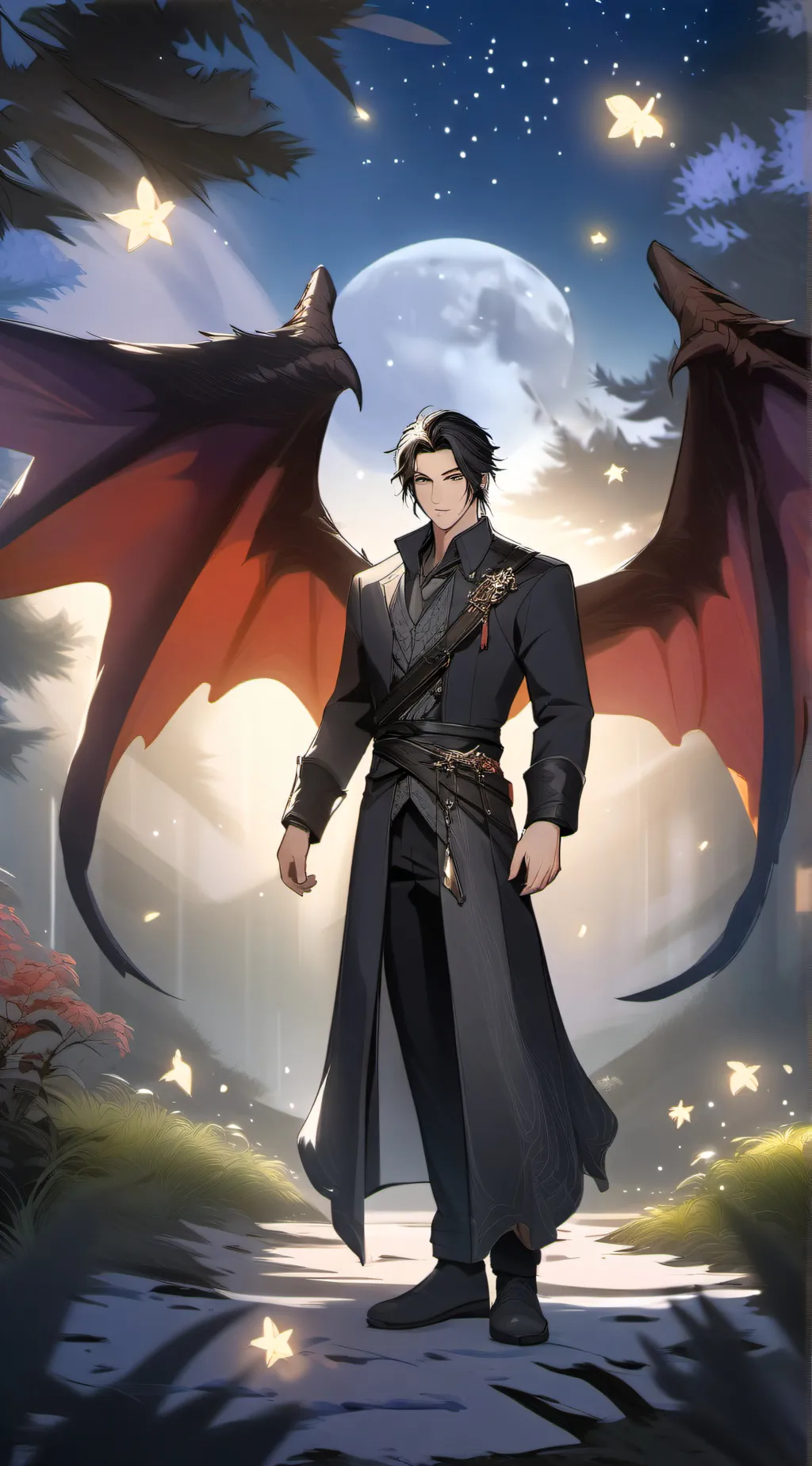 ai character: king juo background