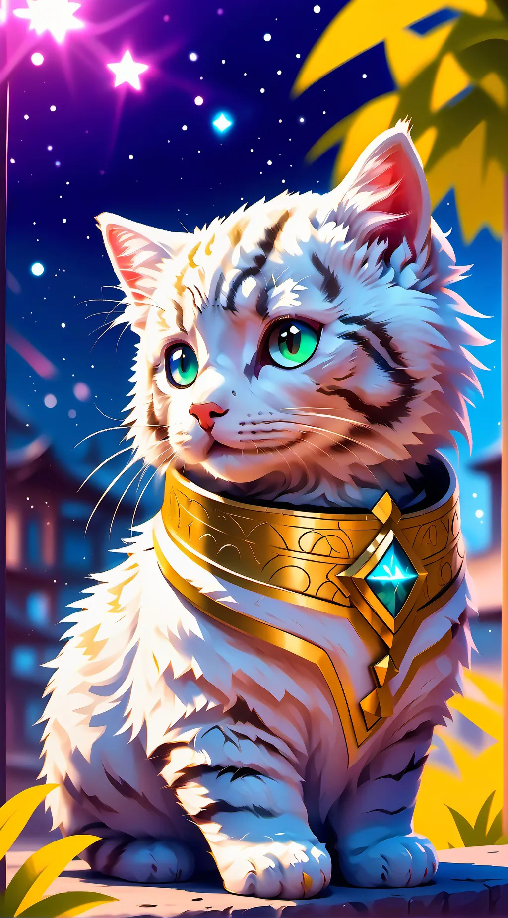 ai character: cat background
