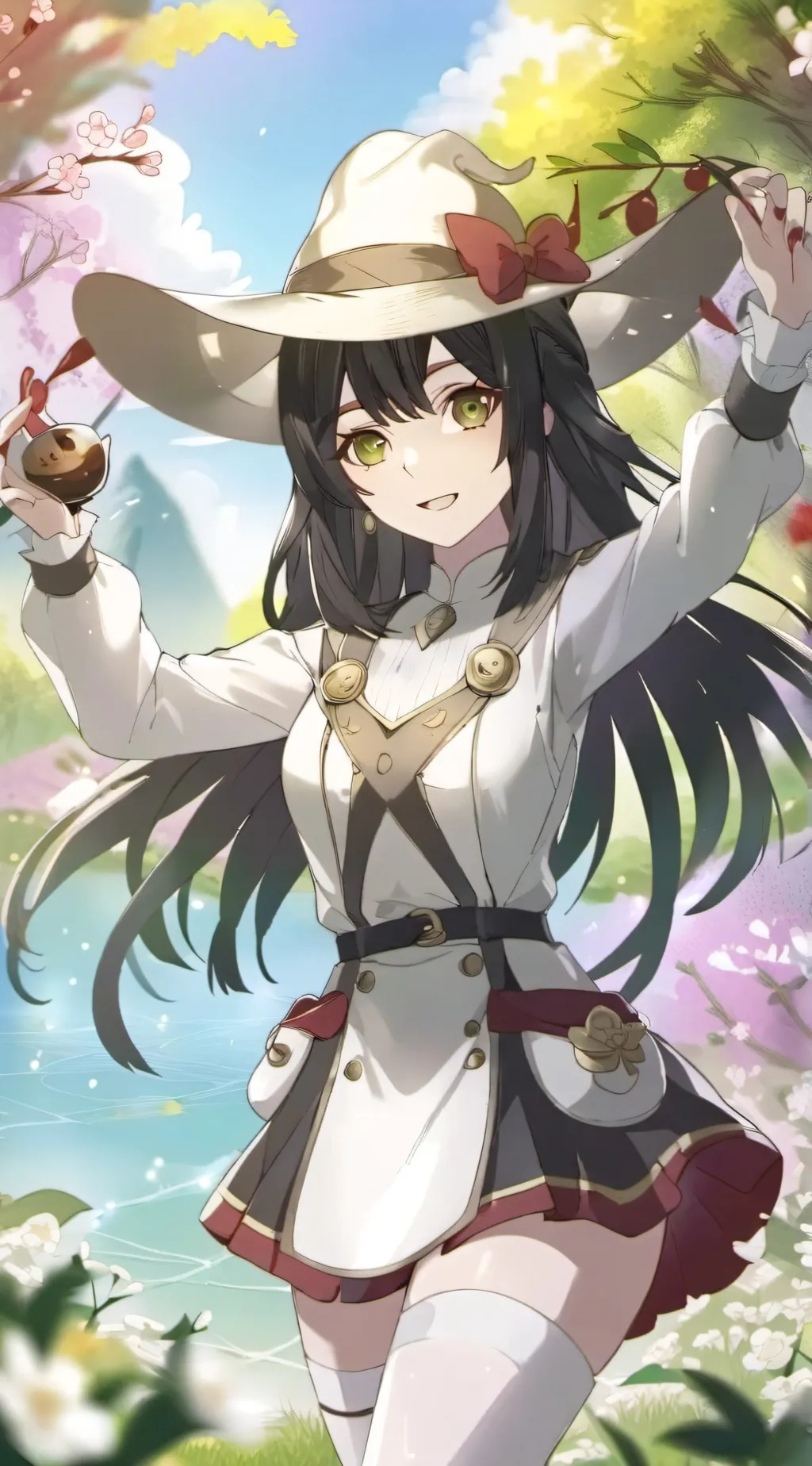 ai character: Luna~☕ background