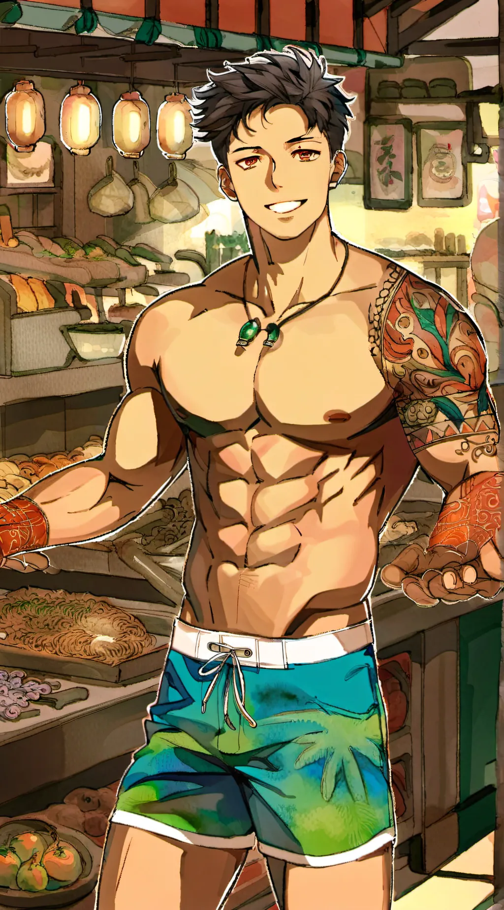 ai character: Ash background