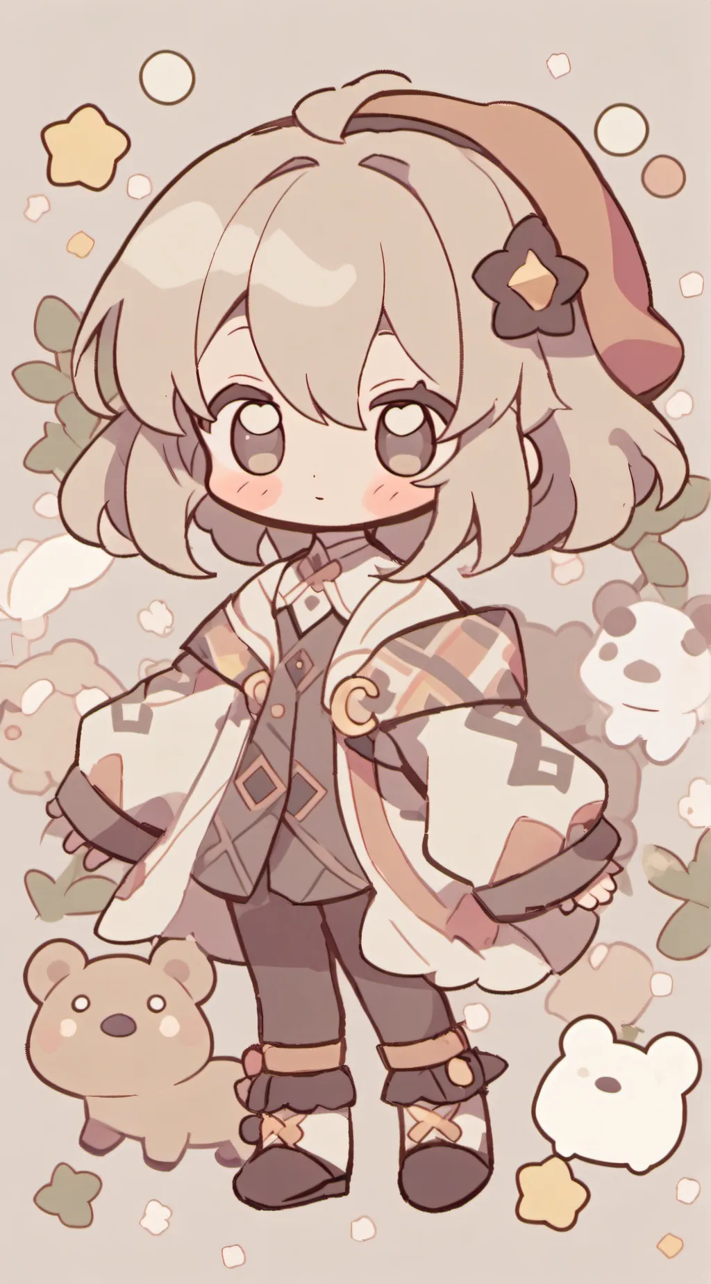 ai character: ♡°˙~Mhij~˙°♡ background