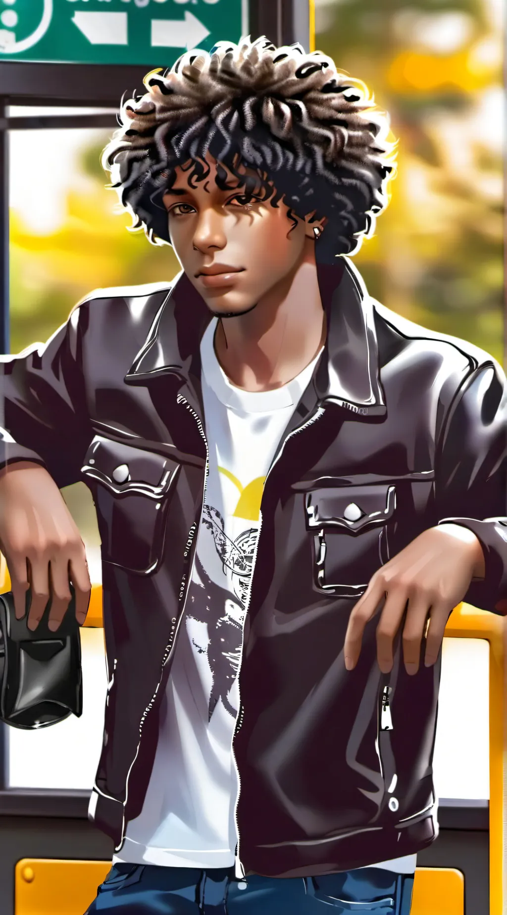 ai character: Derrick background