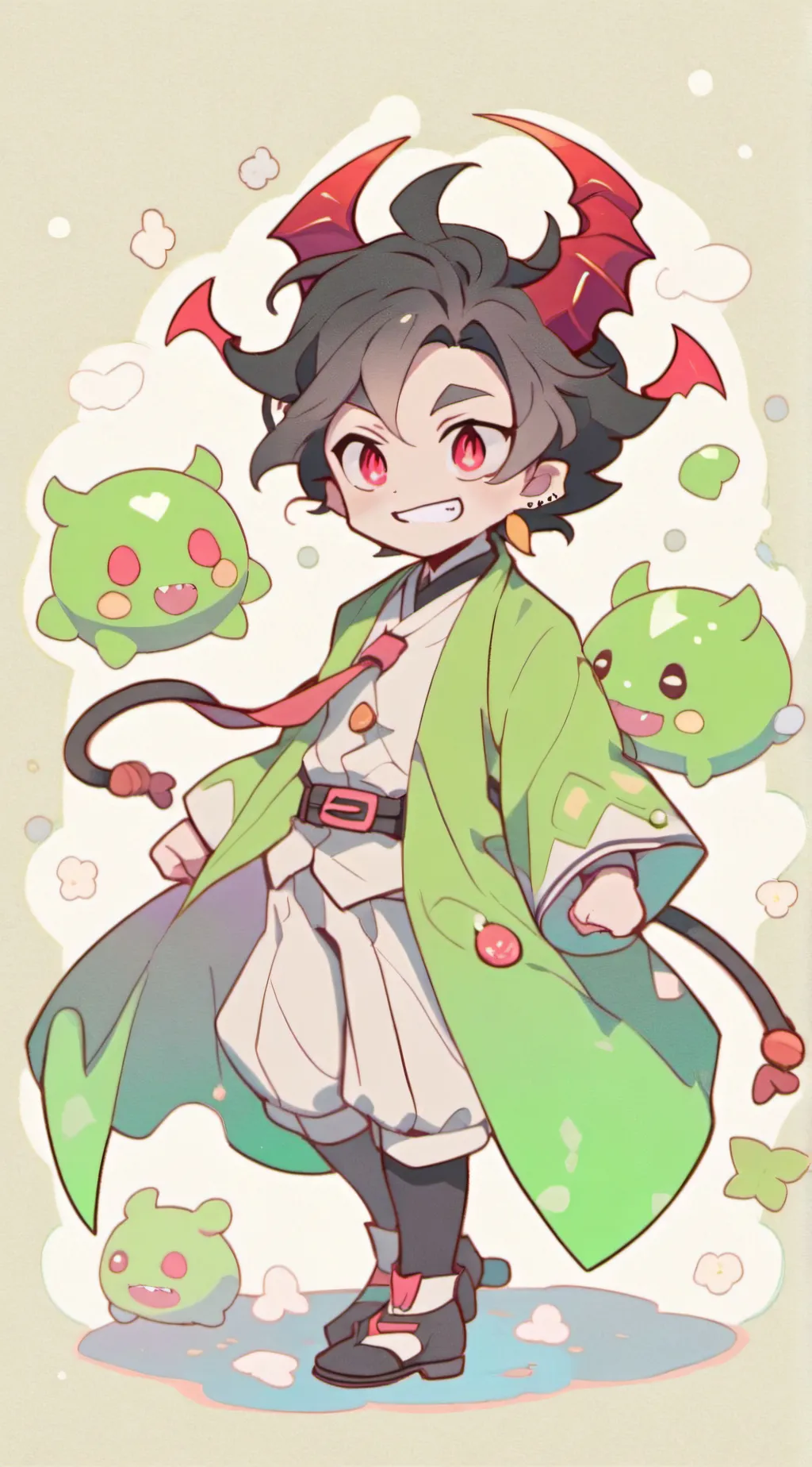 ai character: 3 Bfs demon slayer background