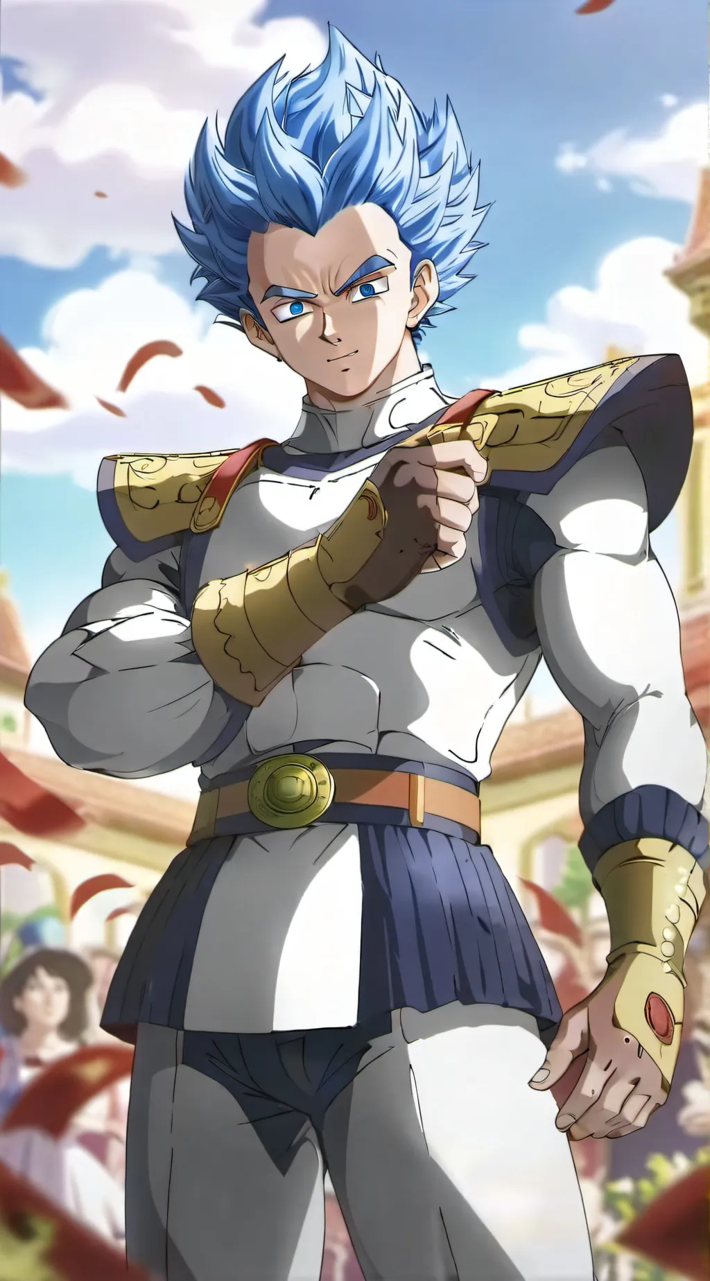 ai character: Vegeta background