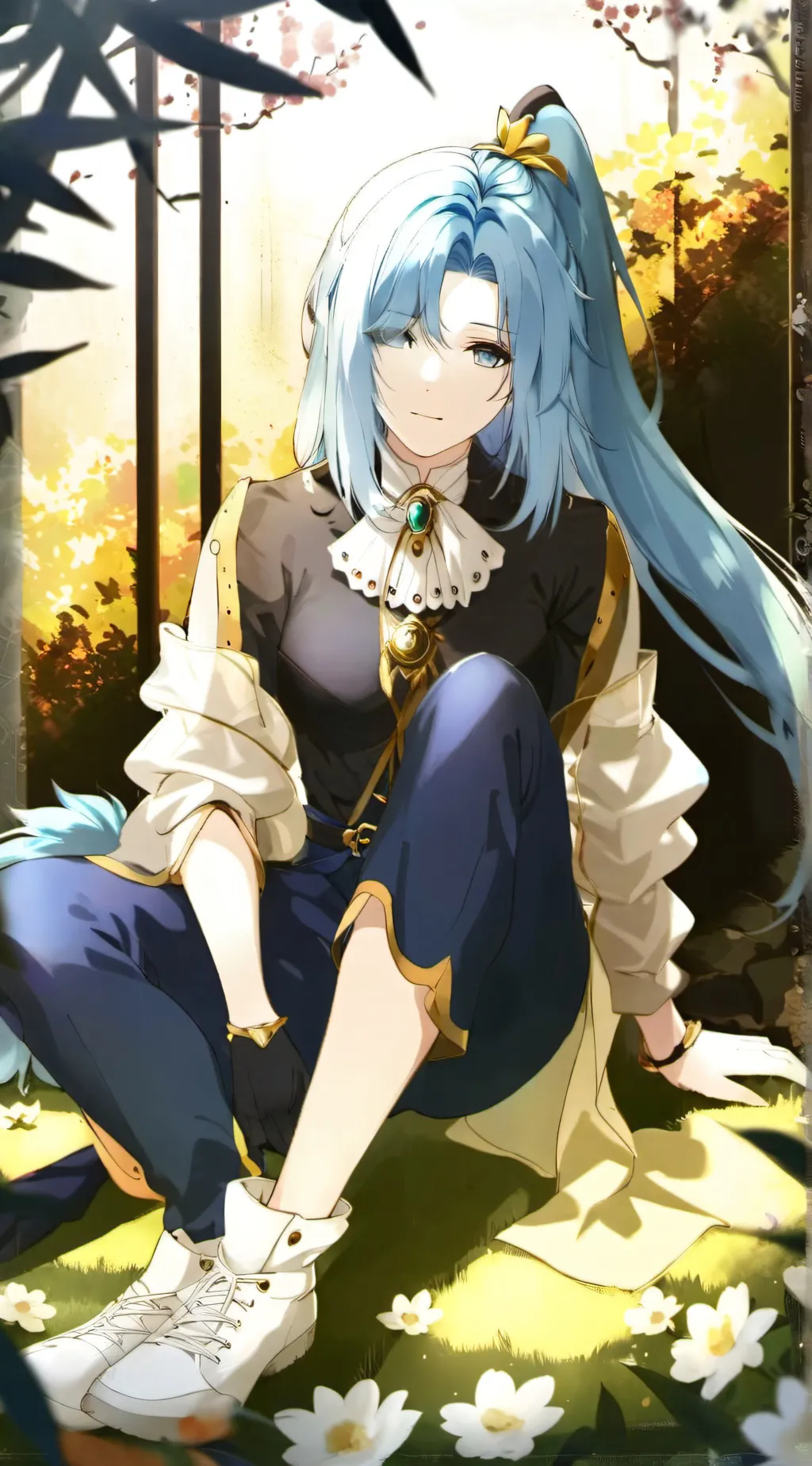 ai character: Luna  background