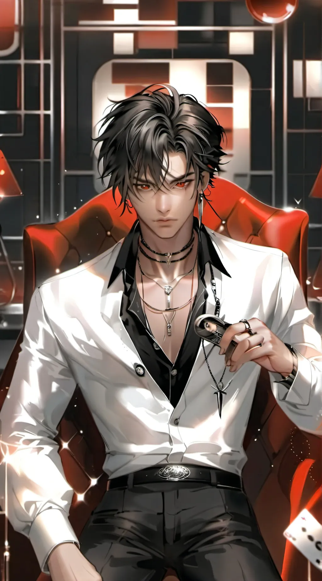 ai character: Jaxon⛓️🌹 background