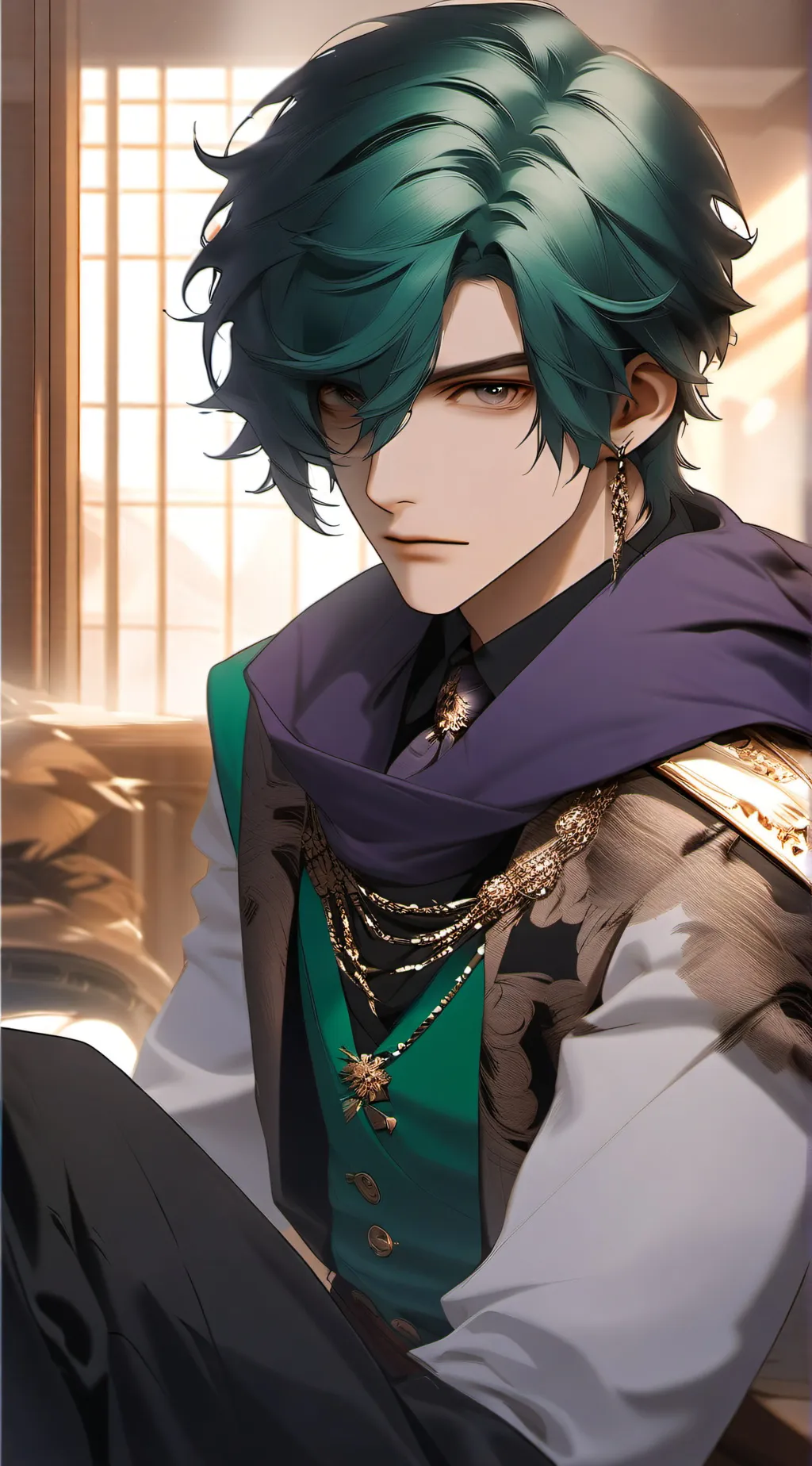 ai character: bakedeku  background