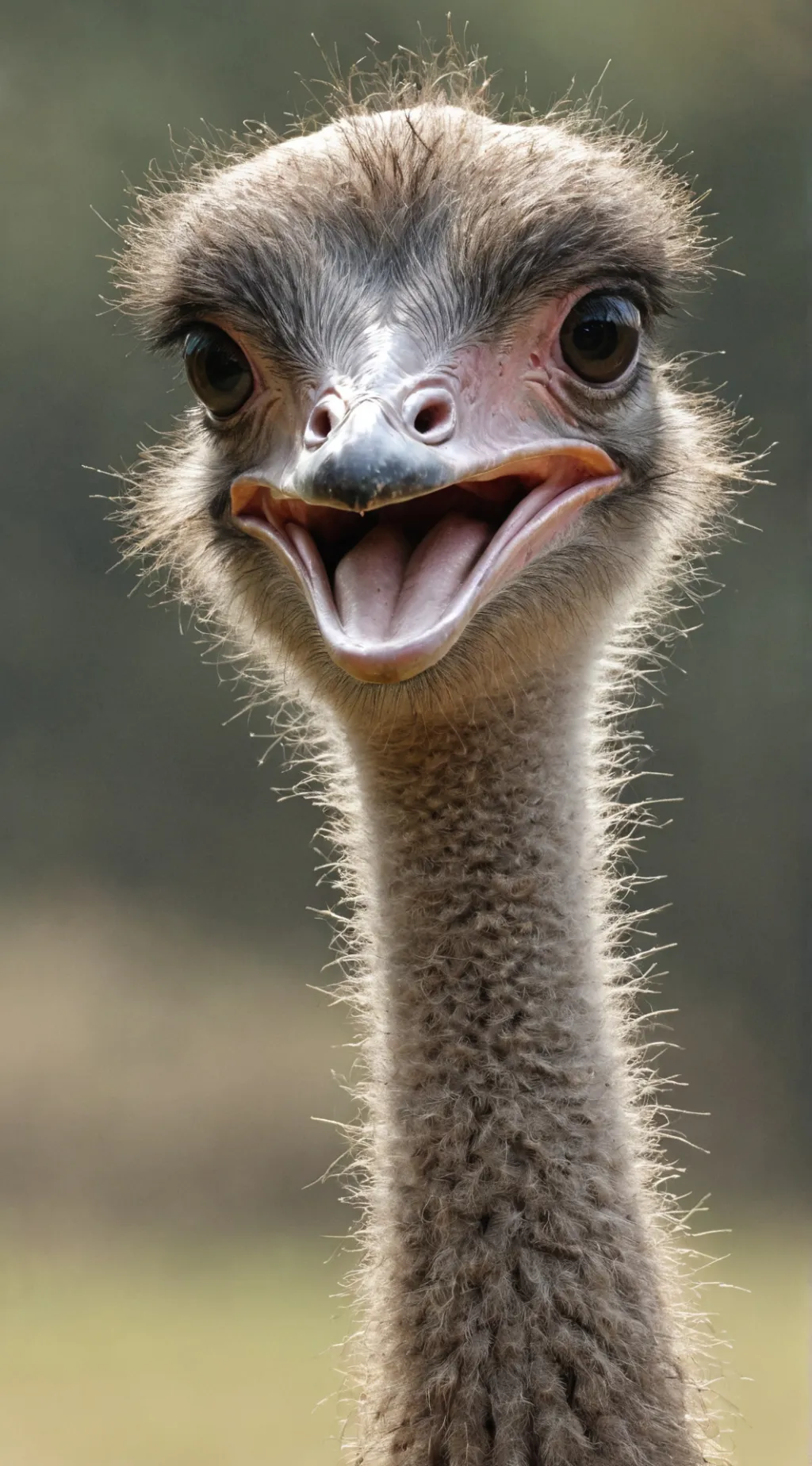ai character: An Ostrich background