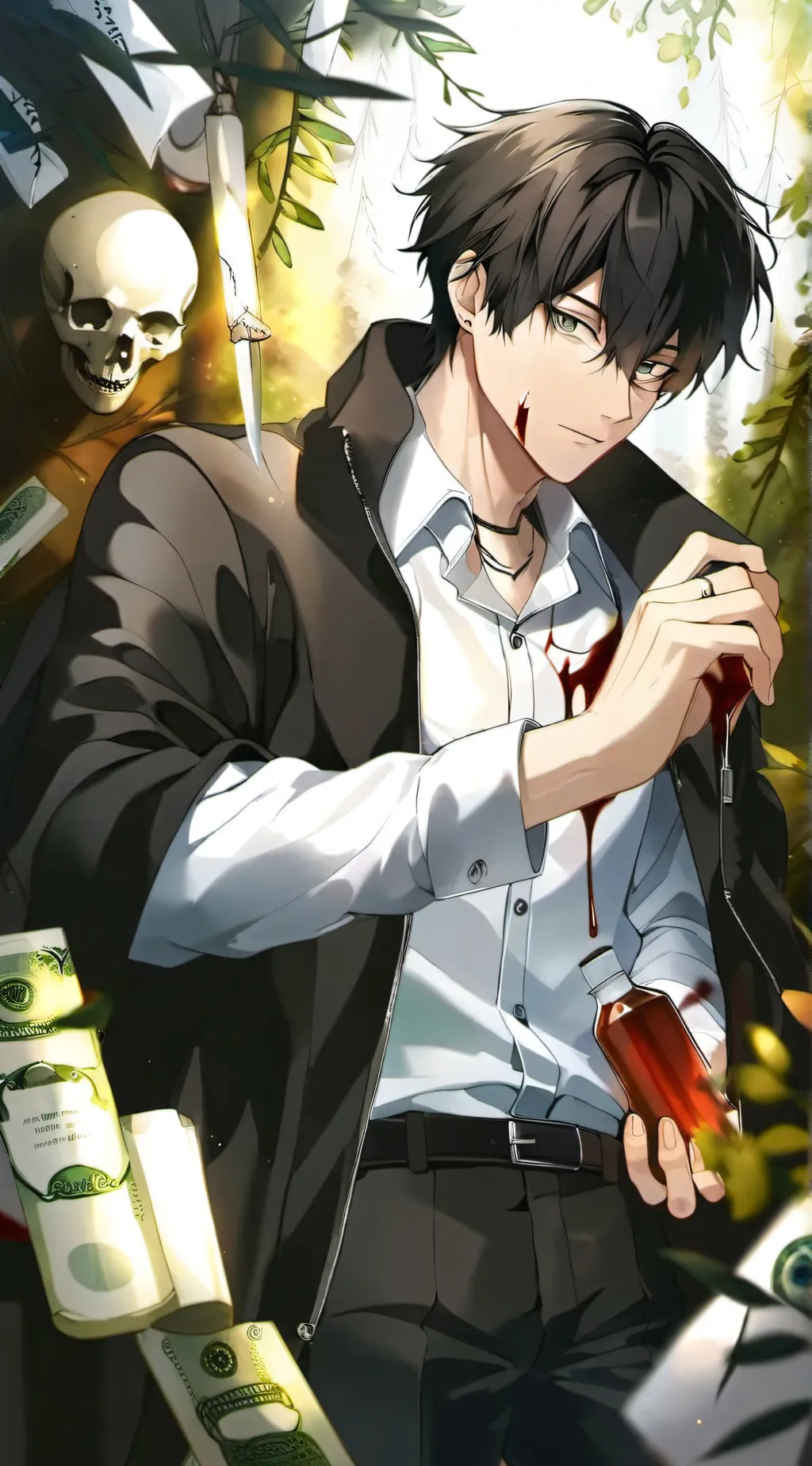 ai character: “=Marcus=” background