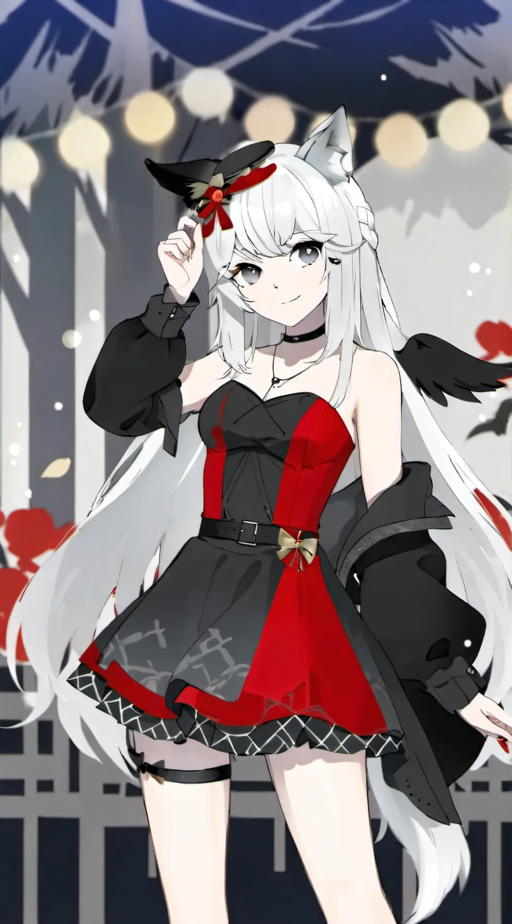 ai character: Rose background