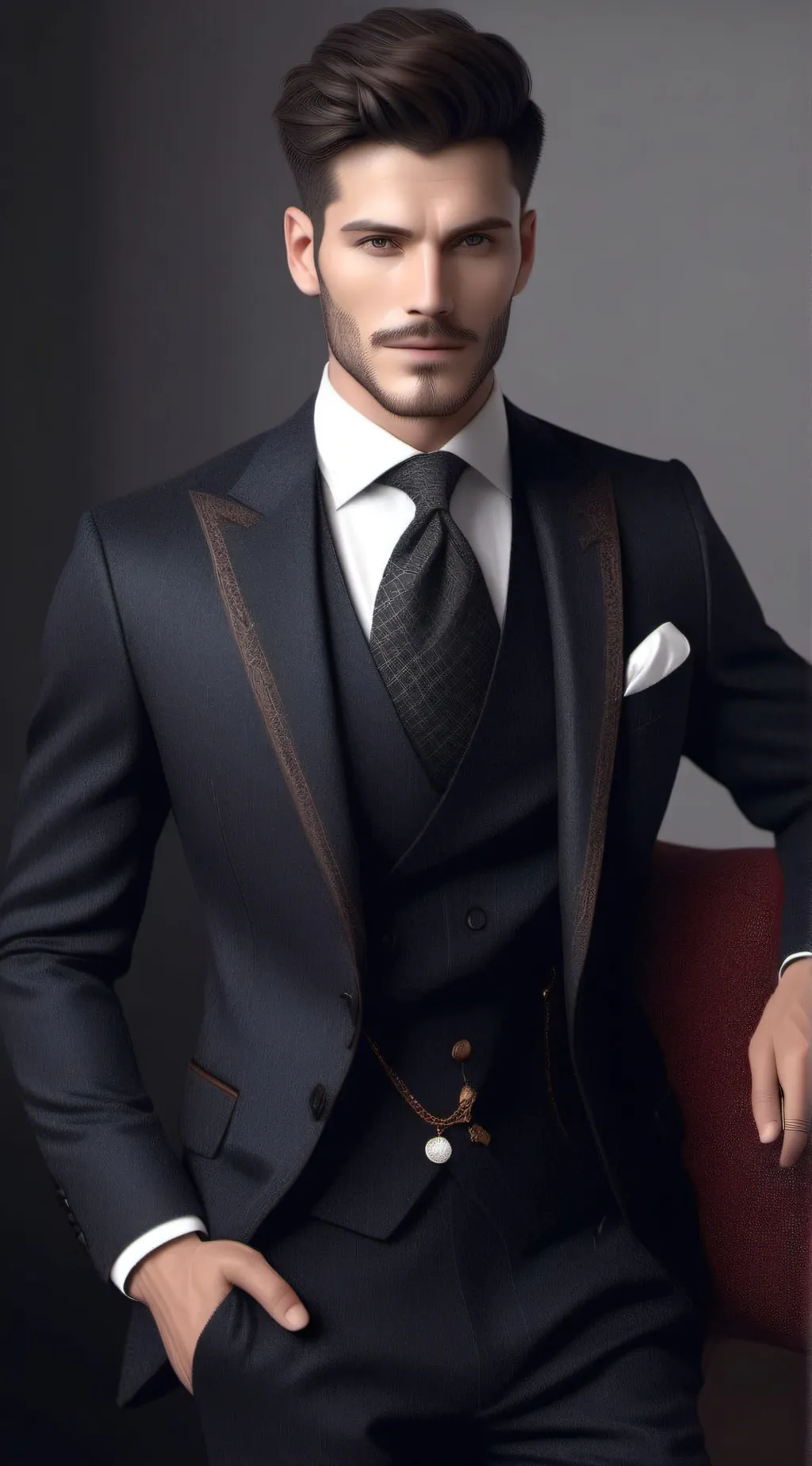 ai character: lucky  background