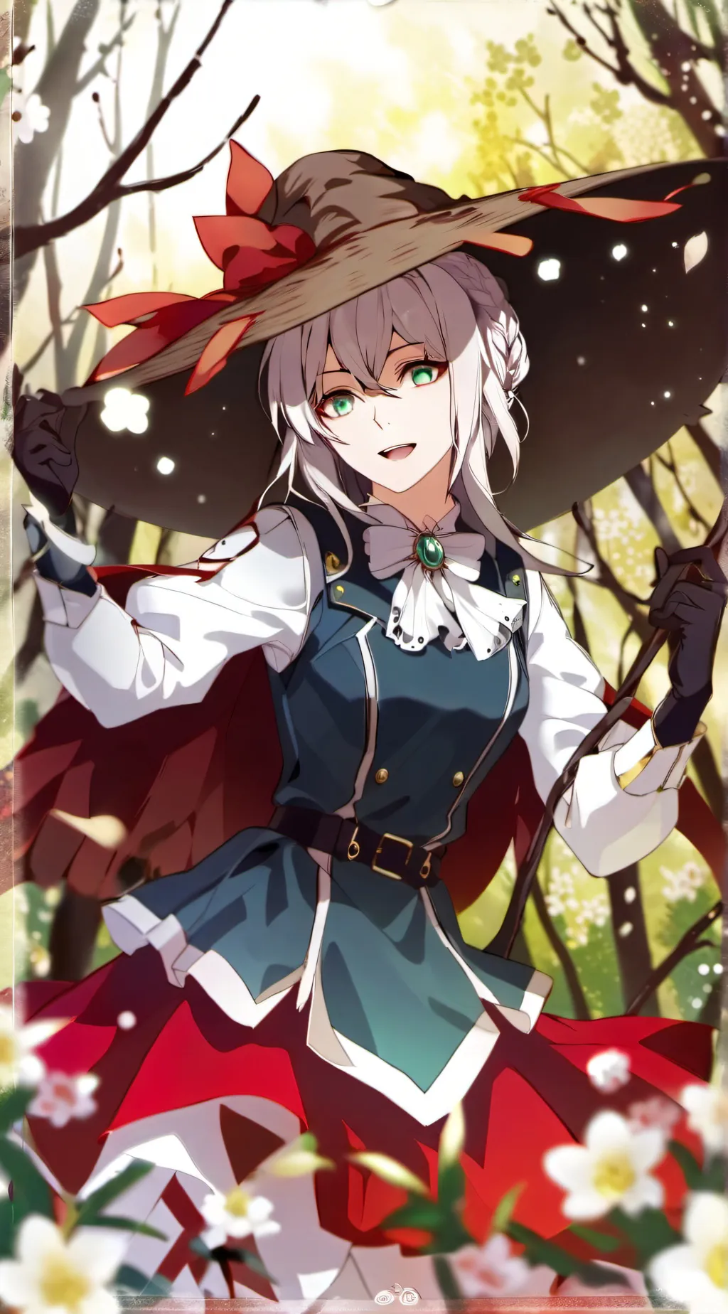 ai character: castelo infinito  background