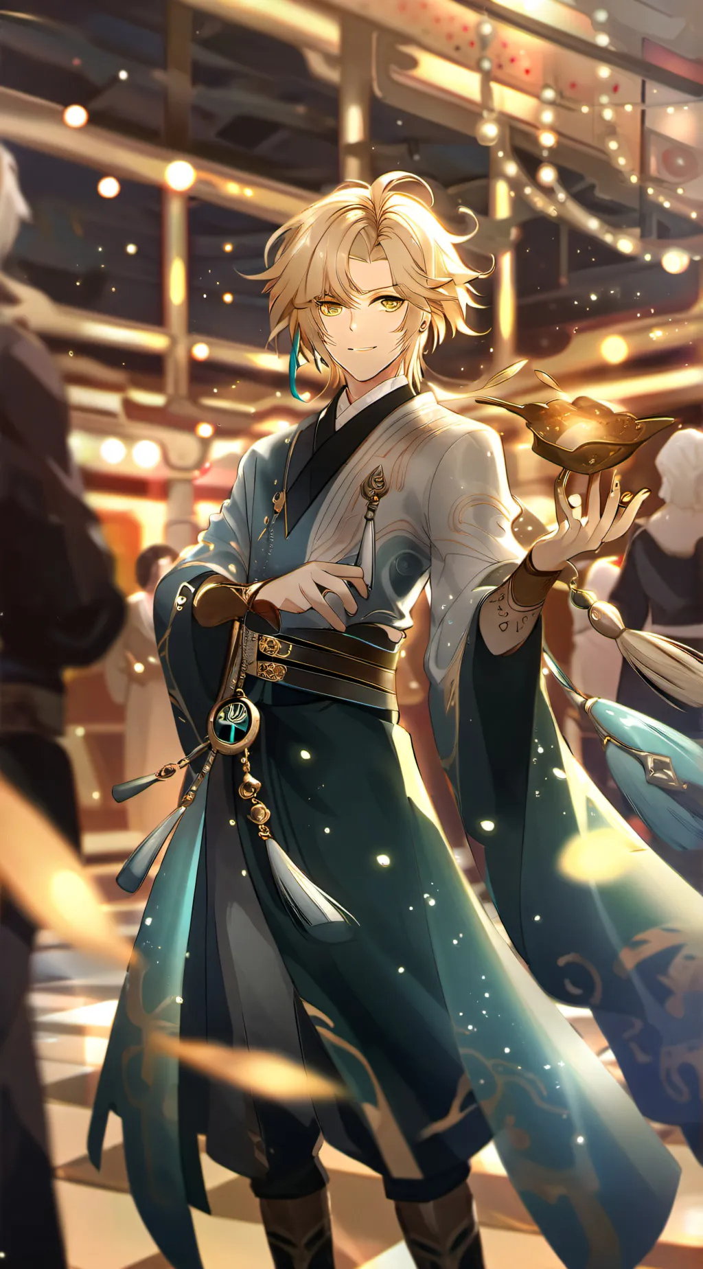 ai character: Midas  background