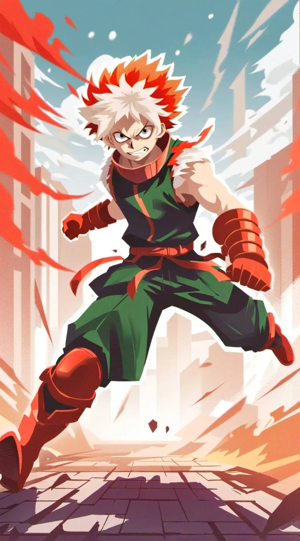 ai character: Bakugo background
