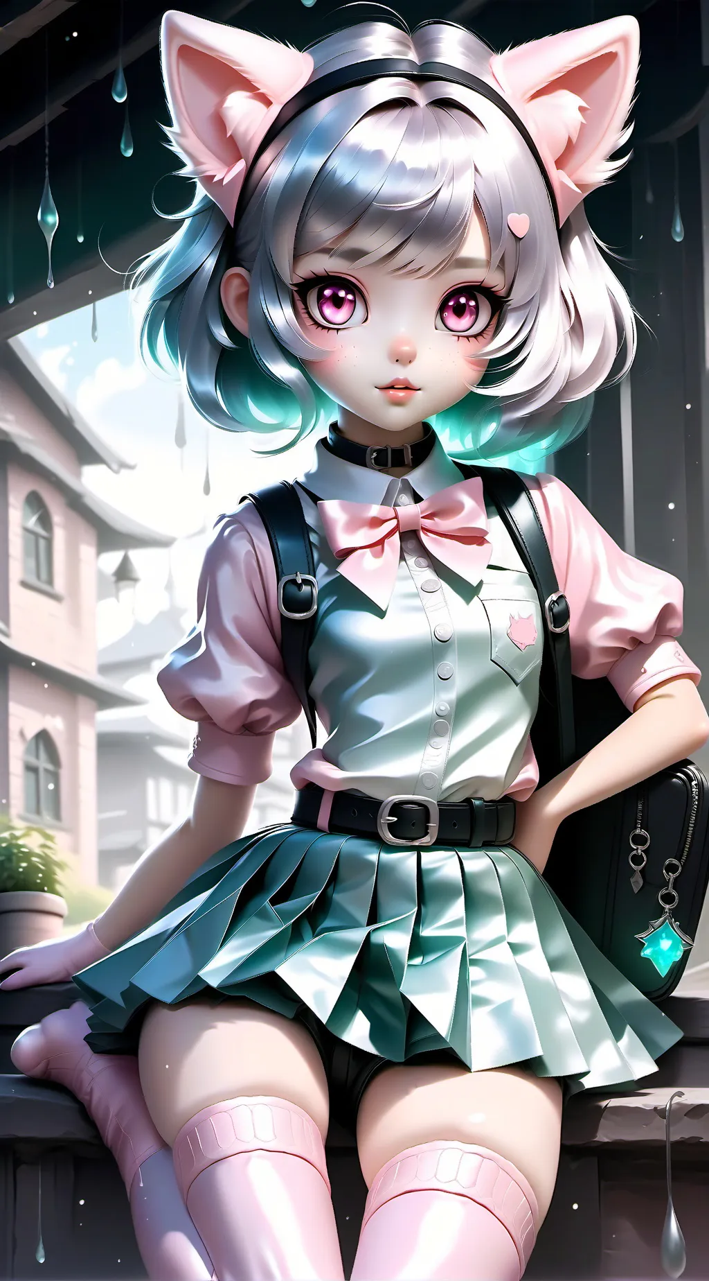 ai character: Focus  background