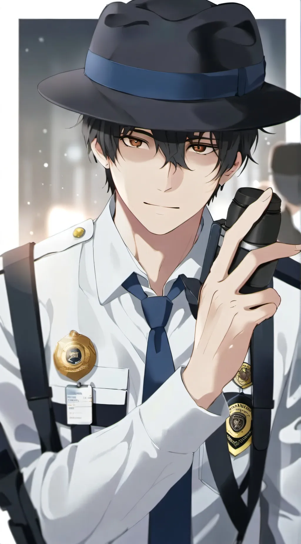 ai character: Officer Ben  background