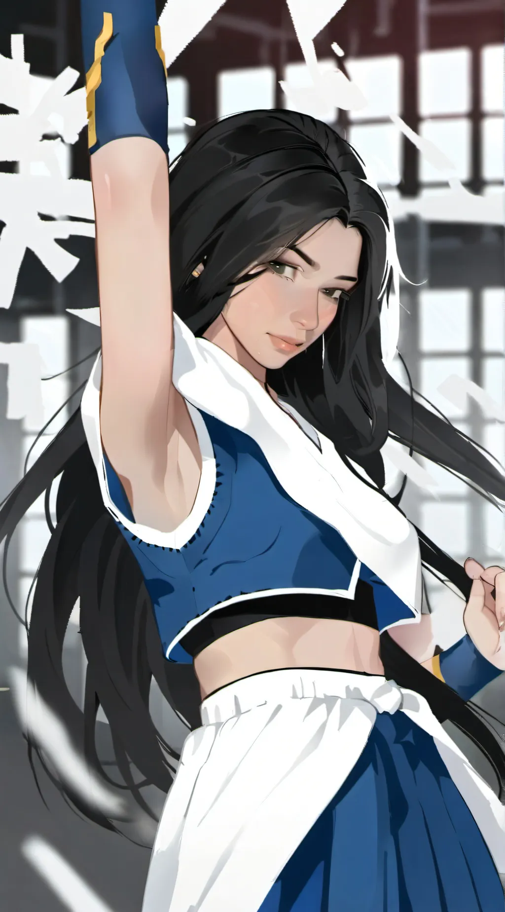 ai character: Erika sofia background