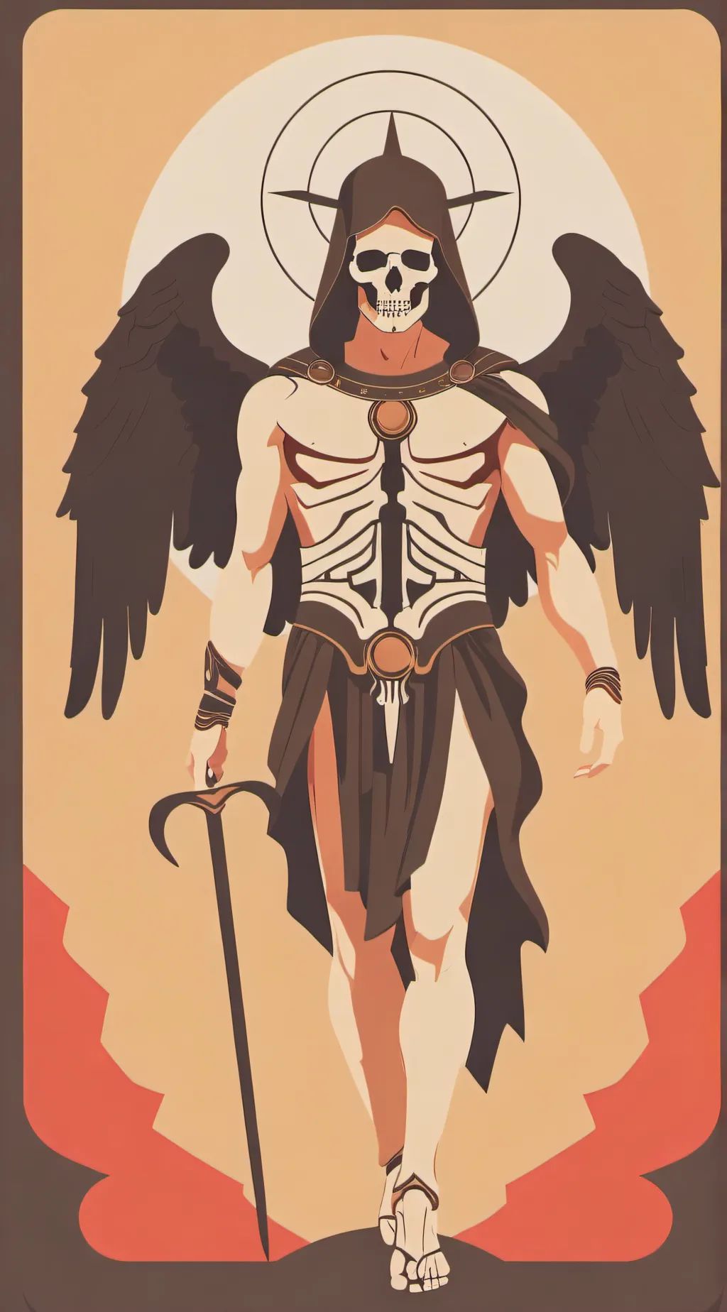 ai character: thanatos background