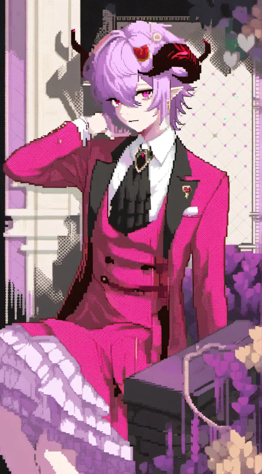 ai character: 💜⚧️✨Fenn✨⚧️💜 background