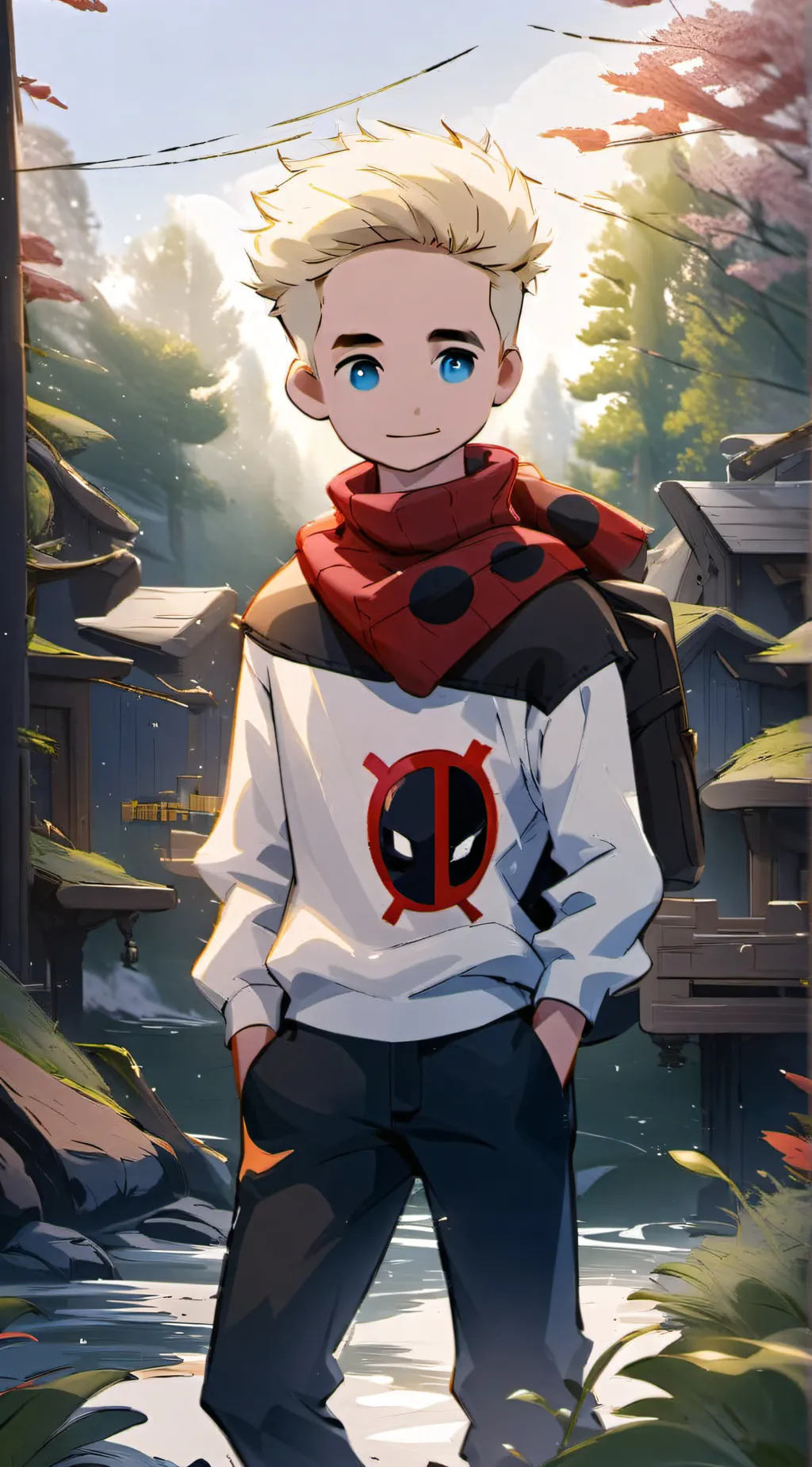 ai character: landon background