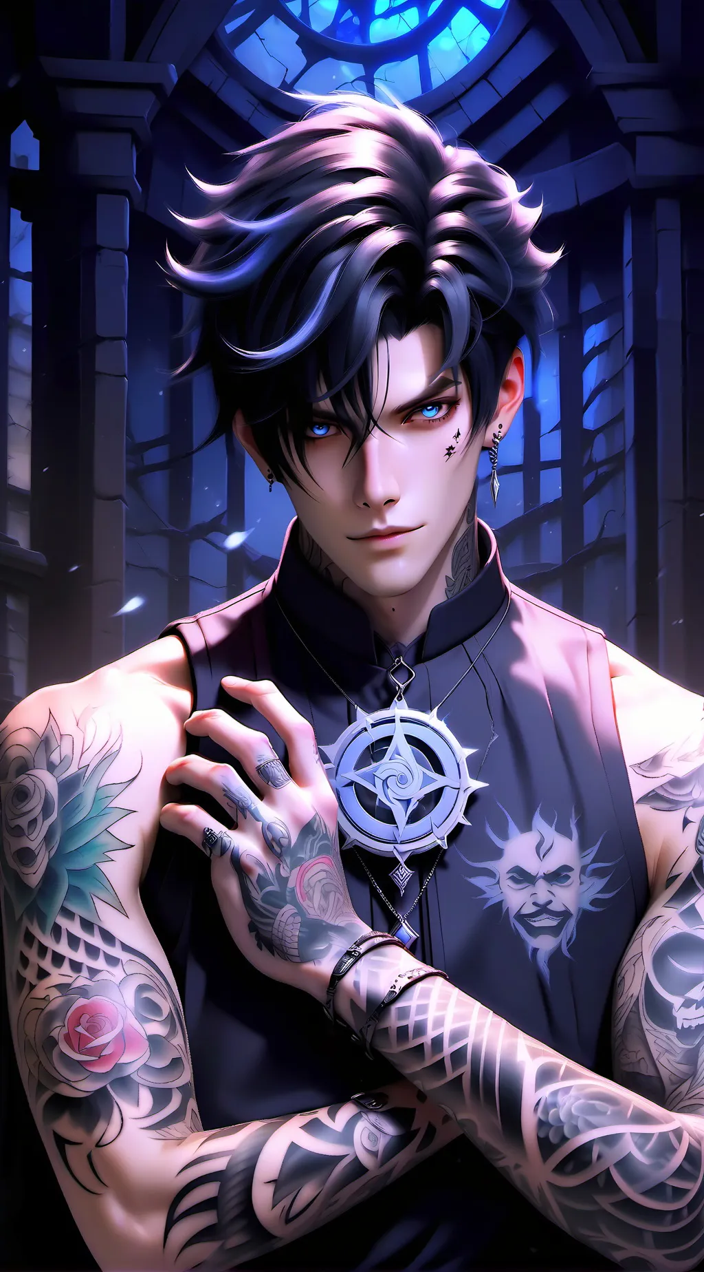 ai character: Luke background