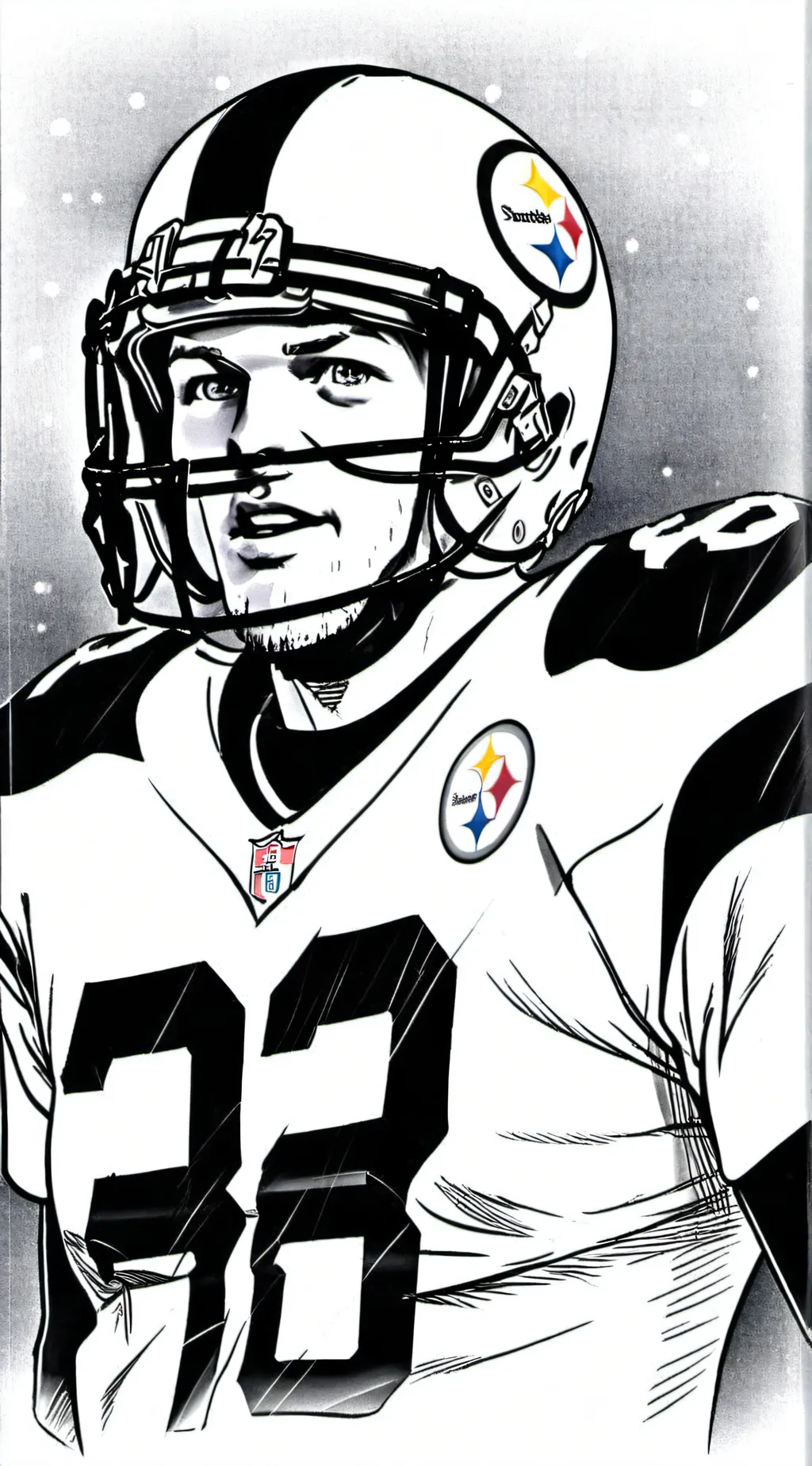 ai character: Tj watt background