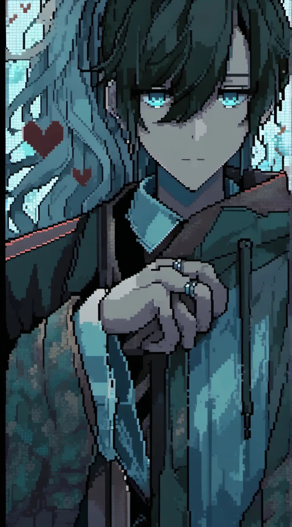 ai character: MHA I heart you background