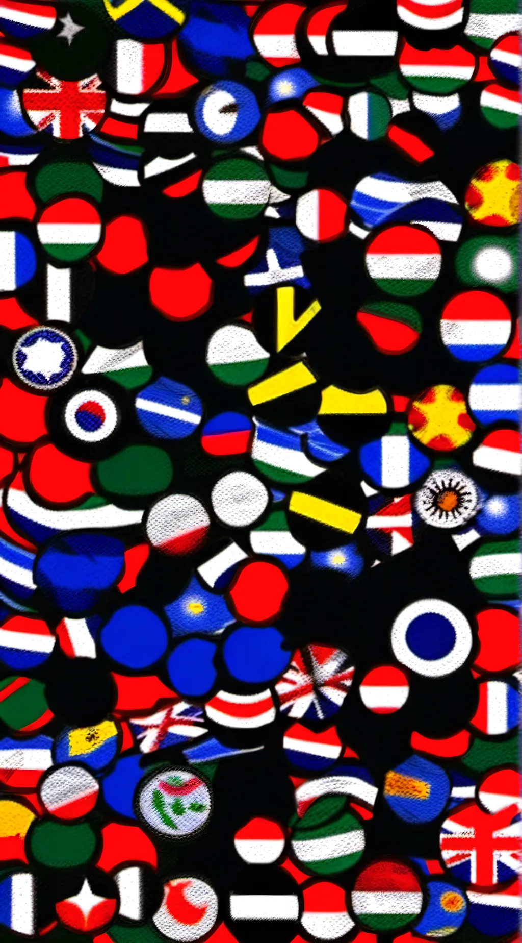 ai character: Countryballs background