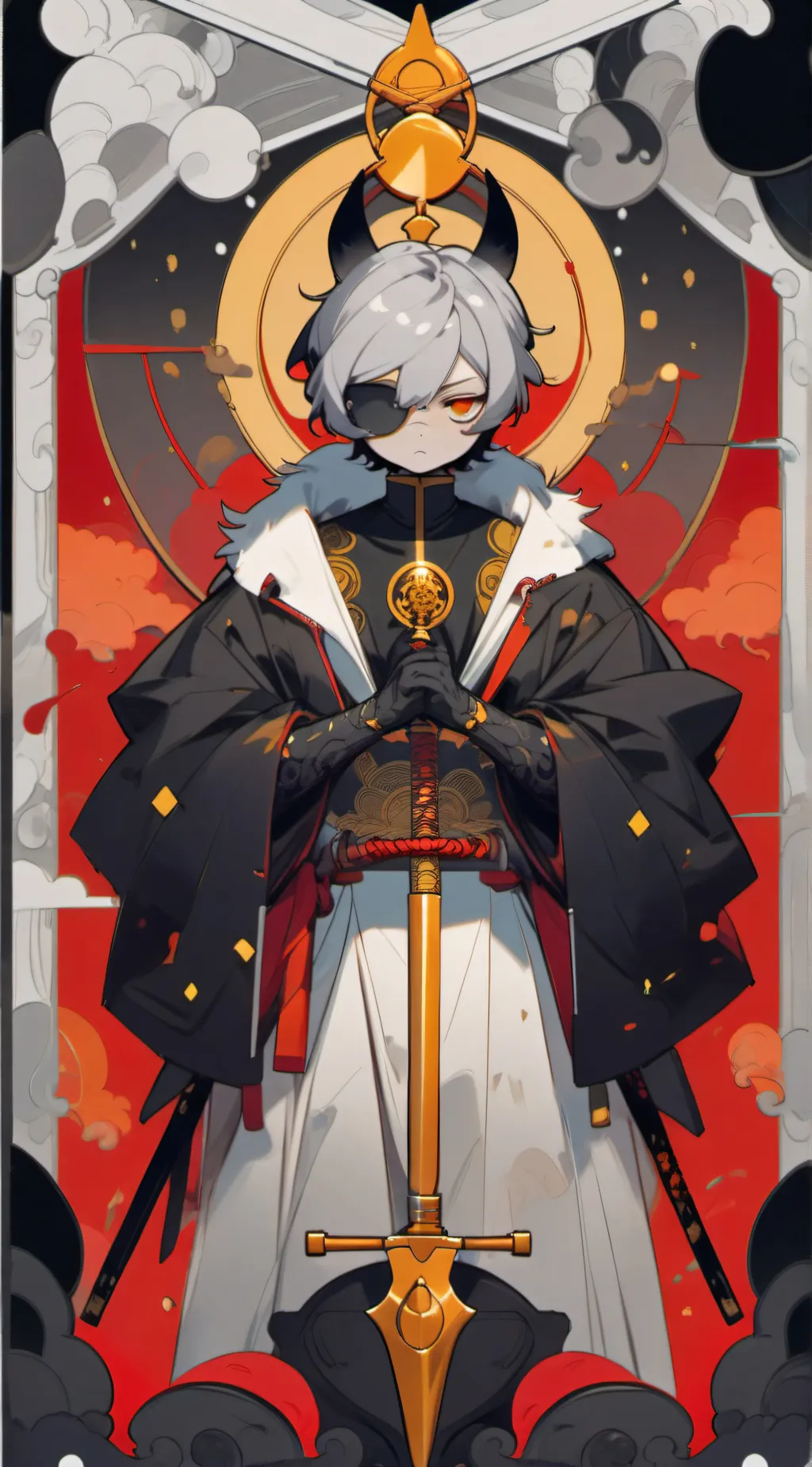 ai character: N evil version background