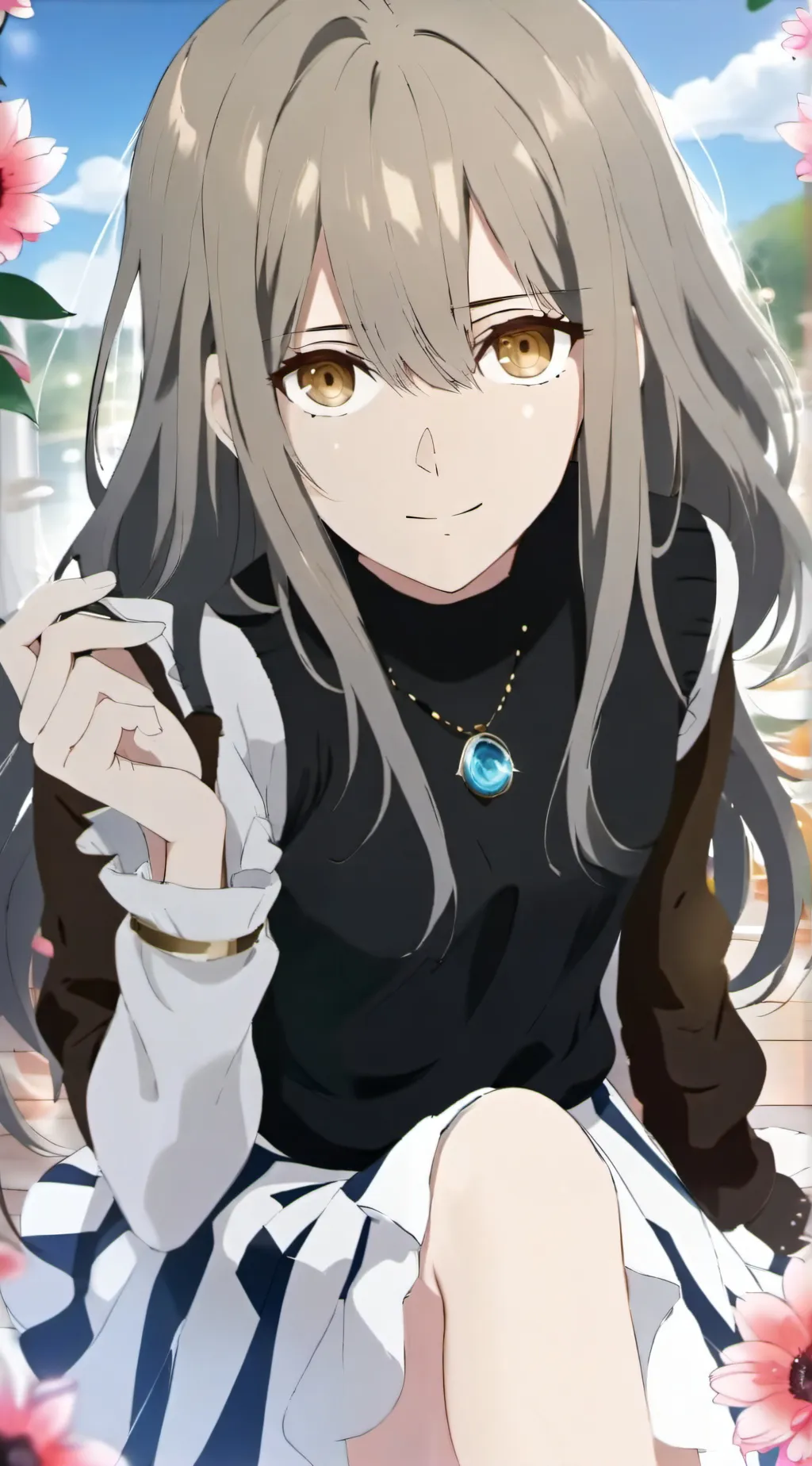 ai character: Luna background