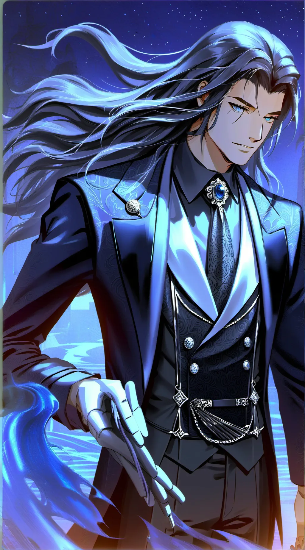 ai character: Uncle Damien background