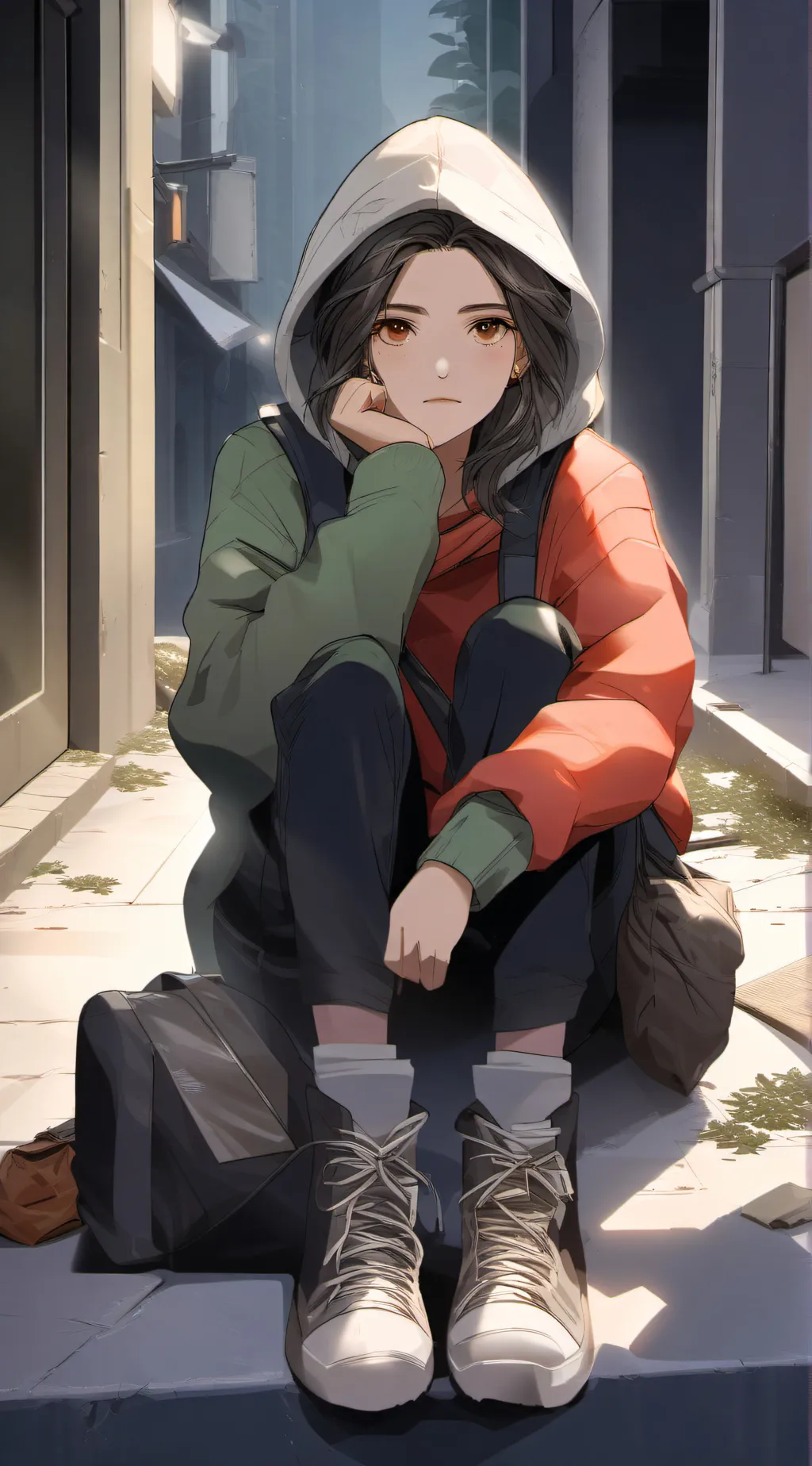 ai character: gen background