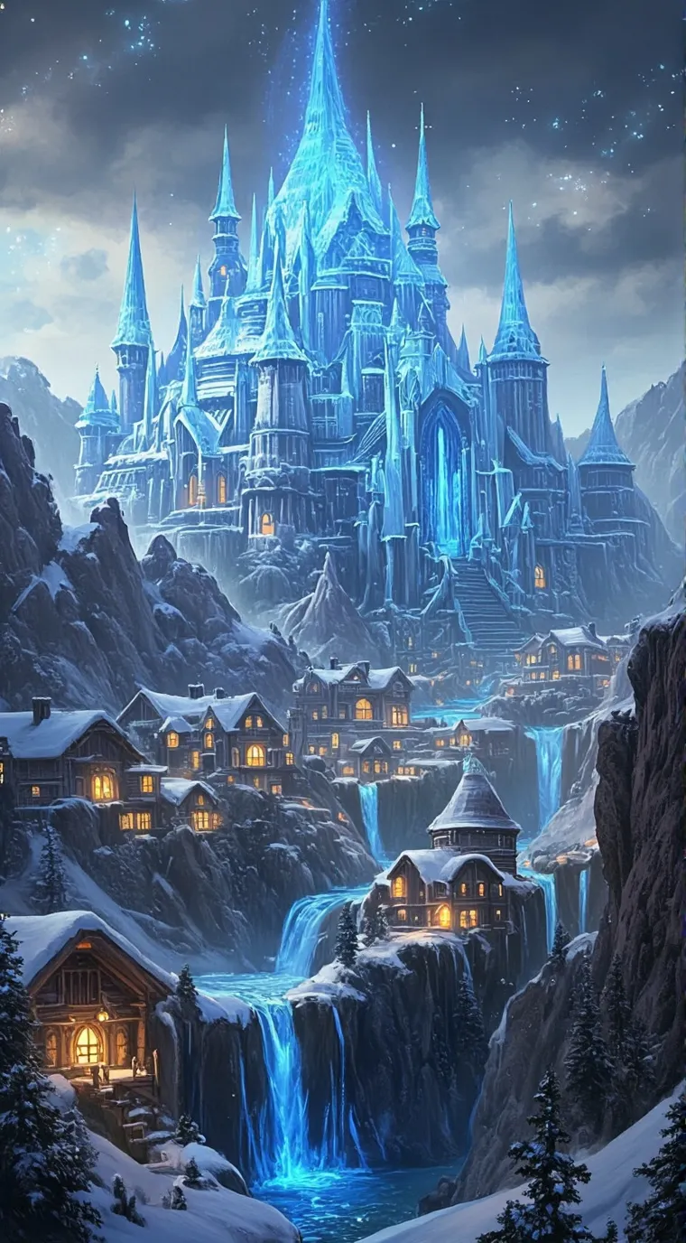 ai character: Kingdom Of Ice background