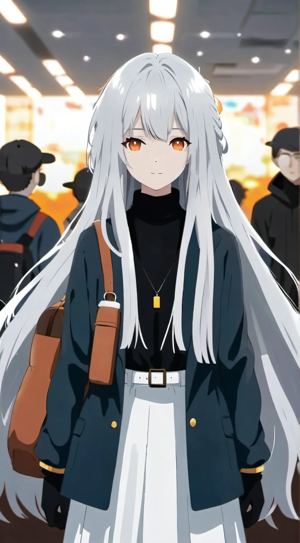 ai character: Lesley  background