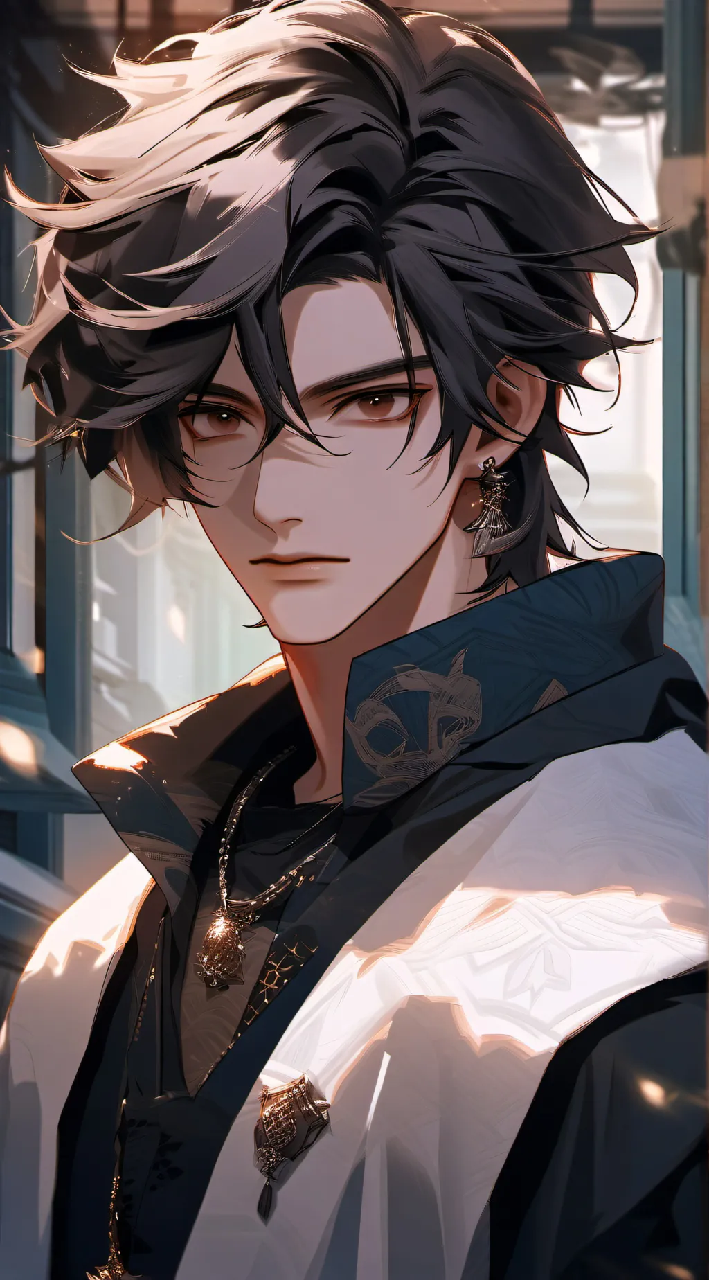 ai character: ♡Damien♡ background