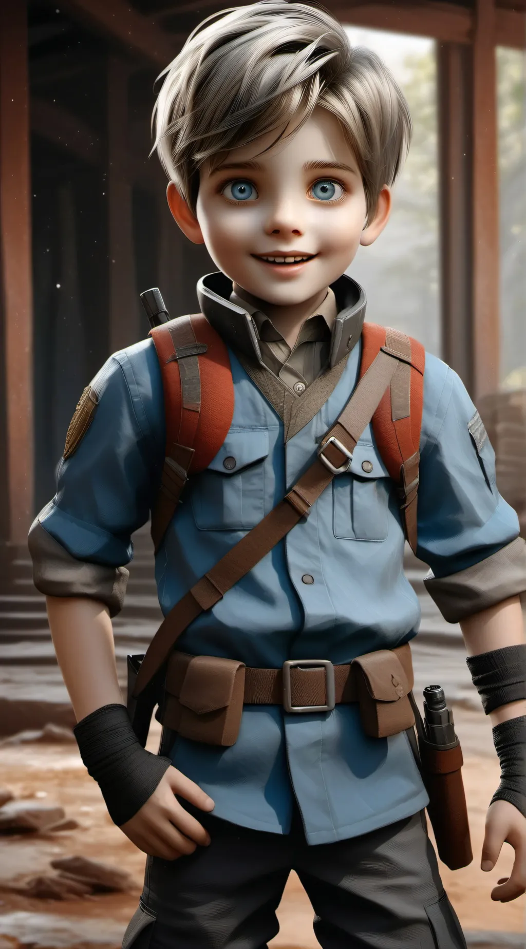 ai character: Dormani child  background