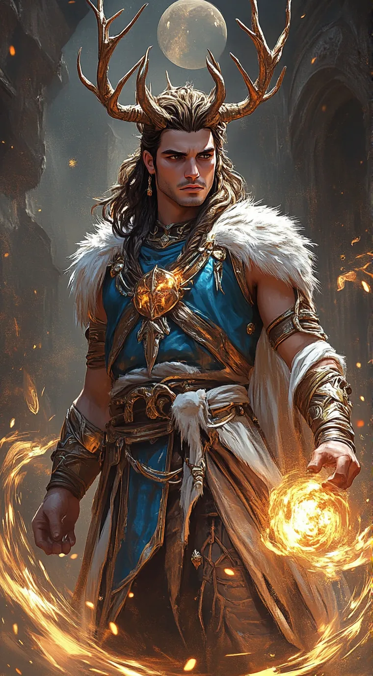 ai character: Beast prince dave background