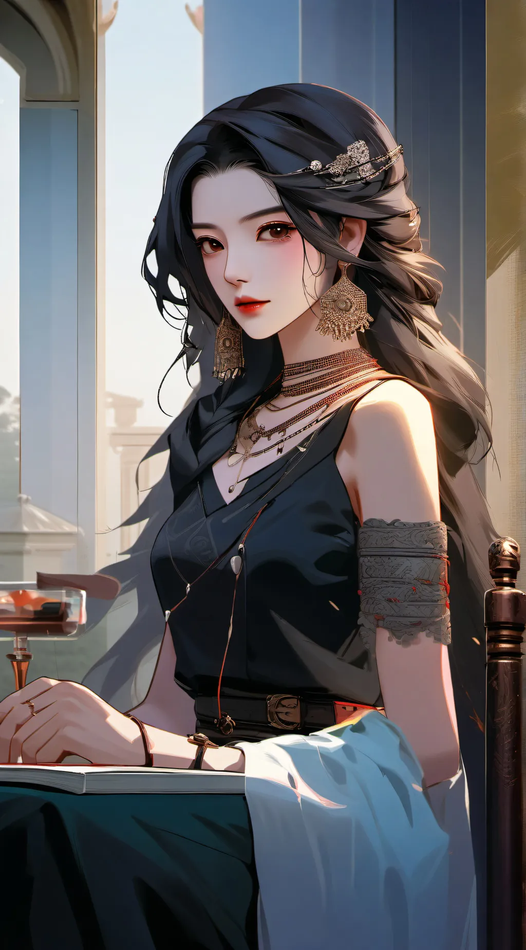 ai character: harumi background