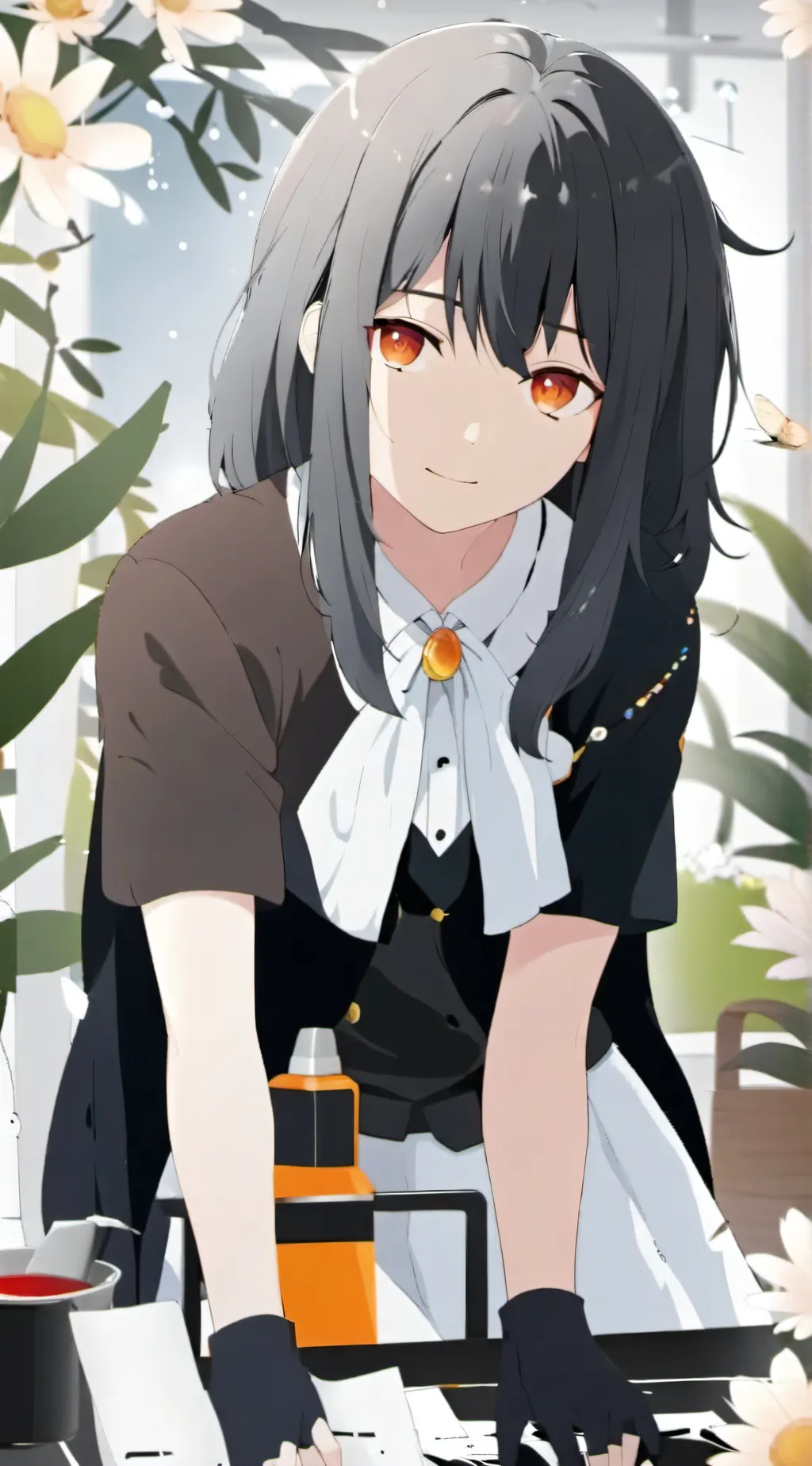 ai character: freak girl background