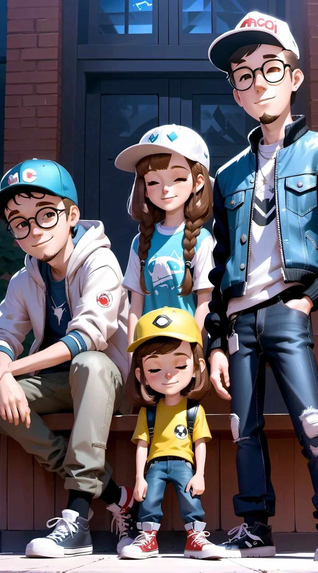 ai character: ur siblings  background