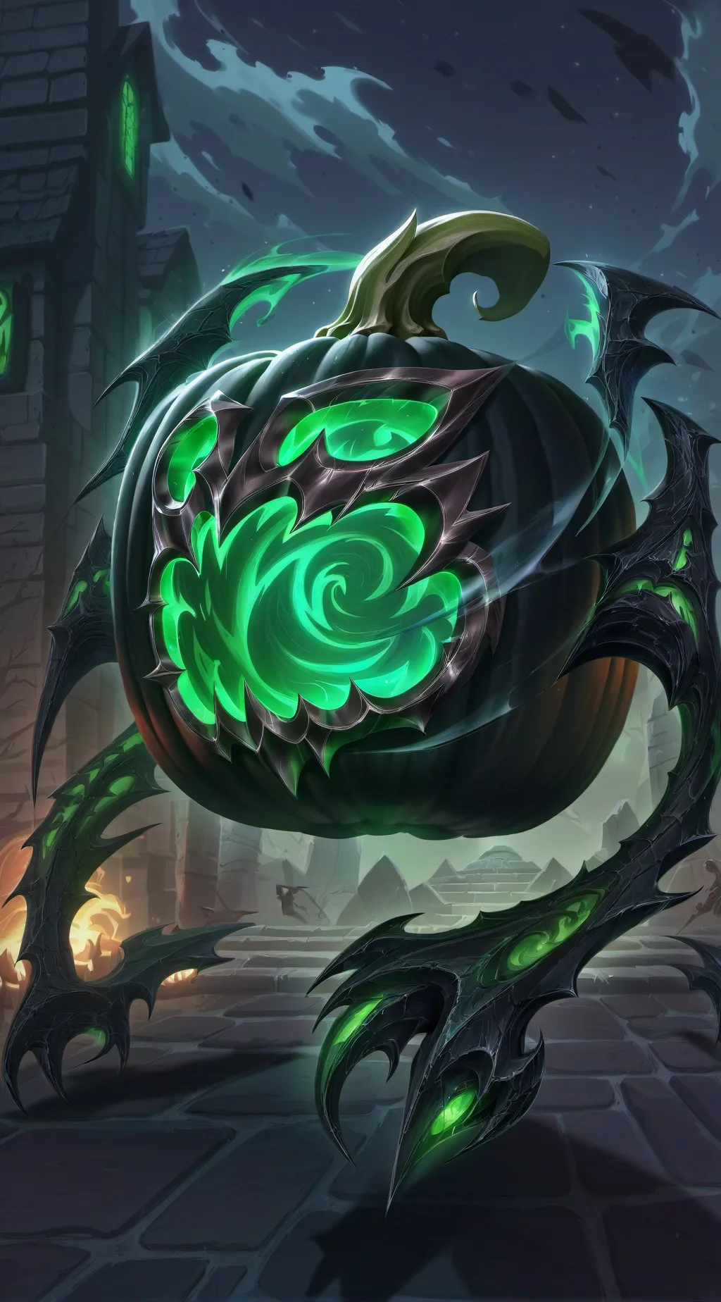 ai character: Trick or treat background