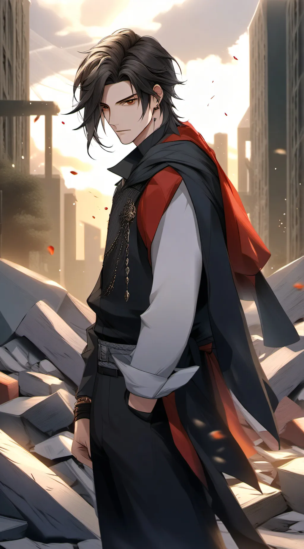 ai character: Devin background