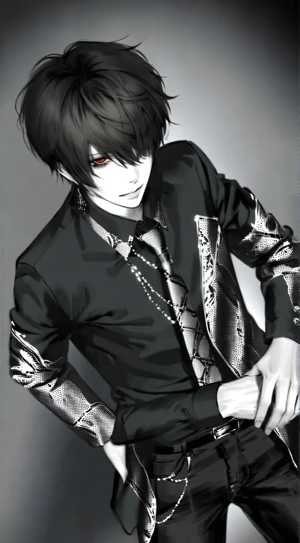 ai character: ~Crimson~  background